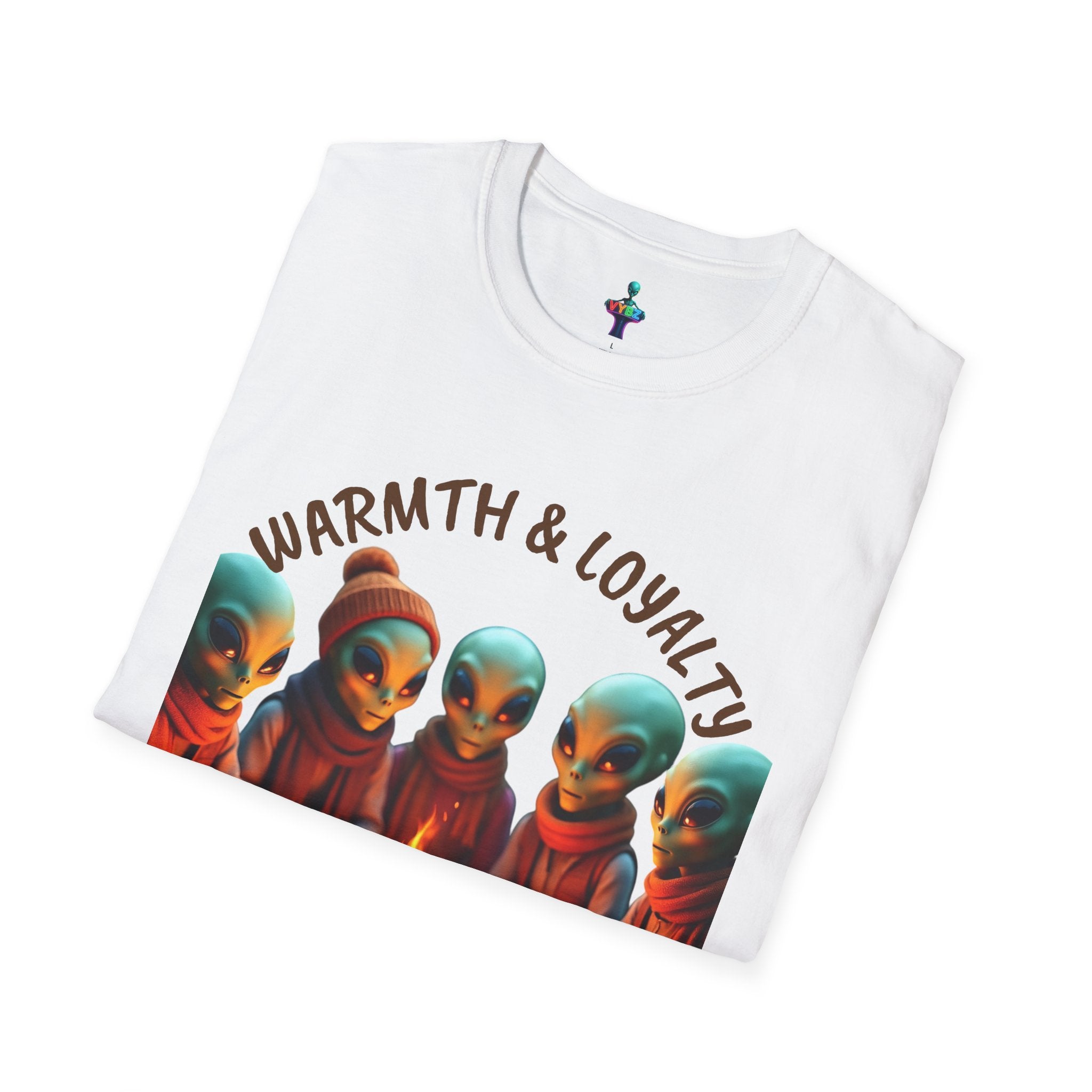 VYBZ Cozy Alien Campfire T-Shirt