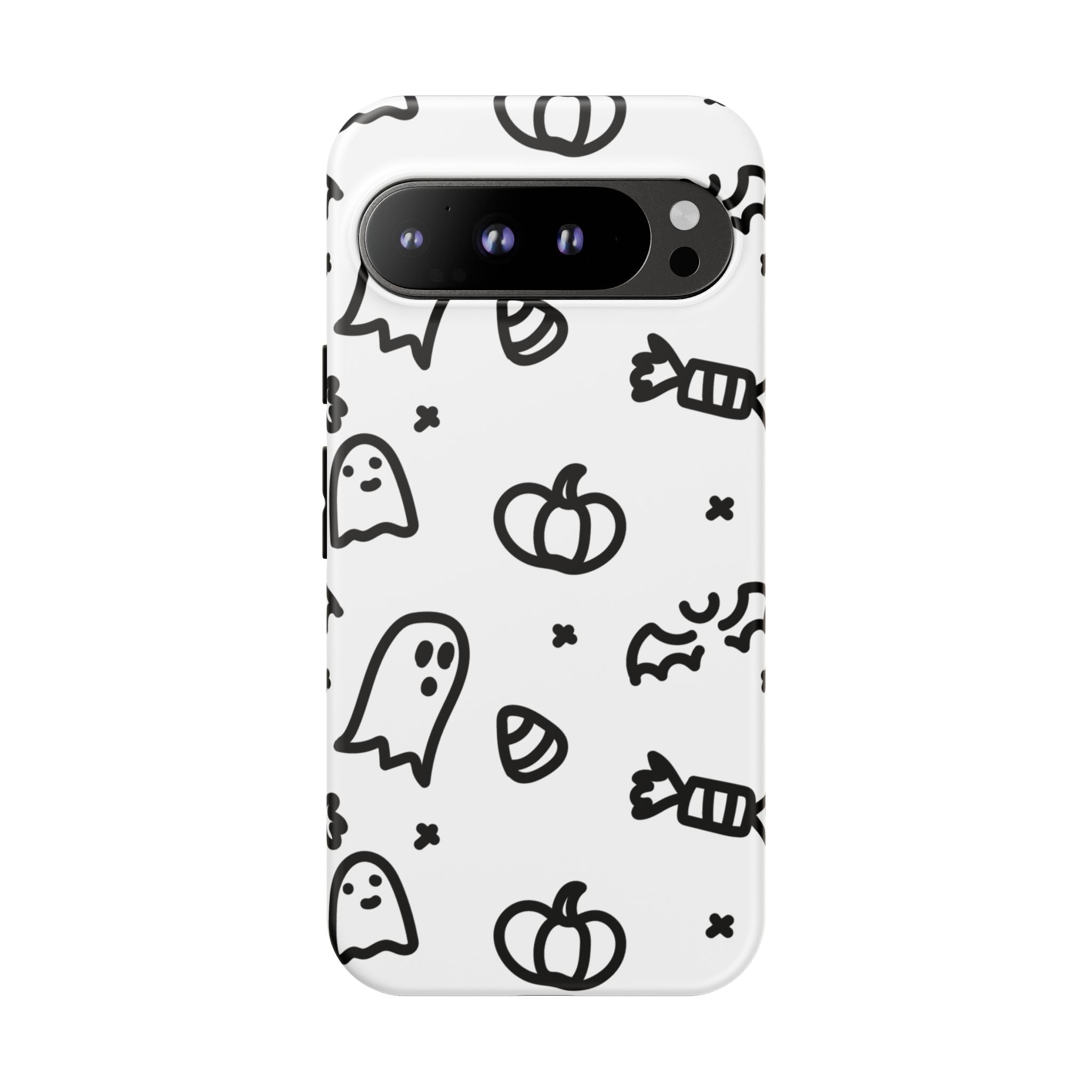 Halloween Themed Phone Case, Spooky Ghosts and Pumpkins, Fall Decor, Costume Party, Trick or Treat