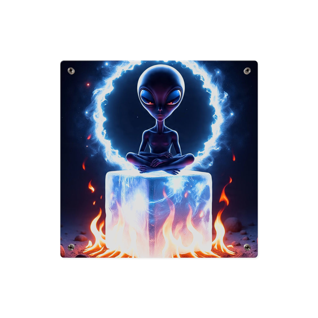 Cosmic Alien Acrylic Wall Art
