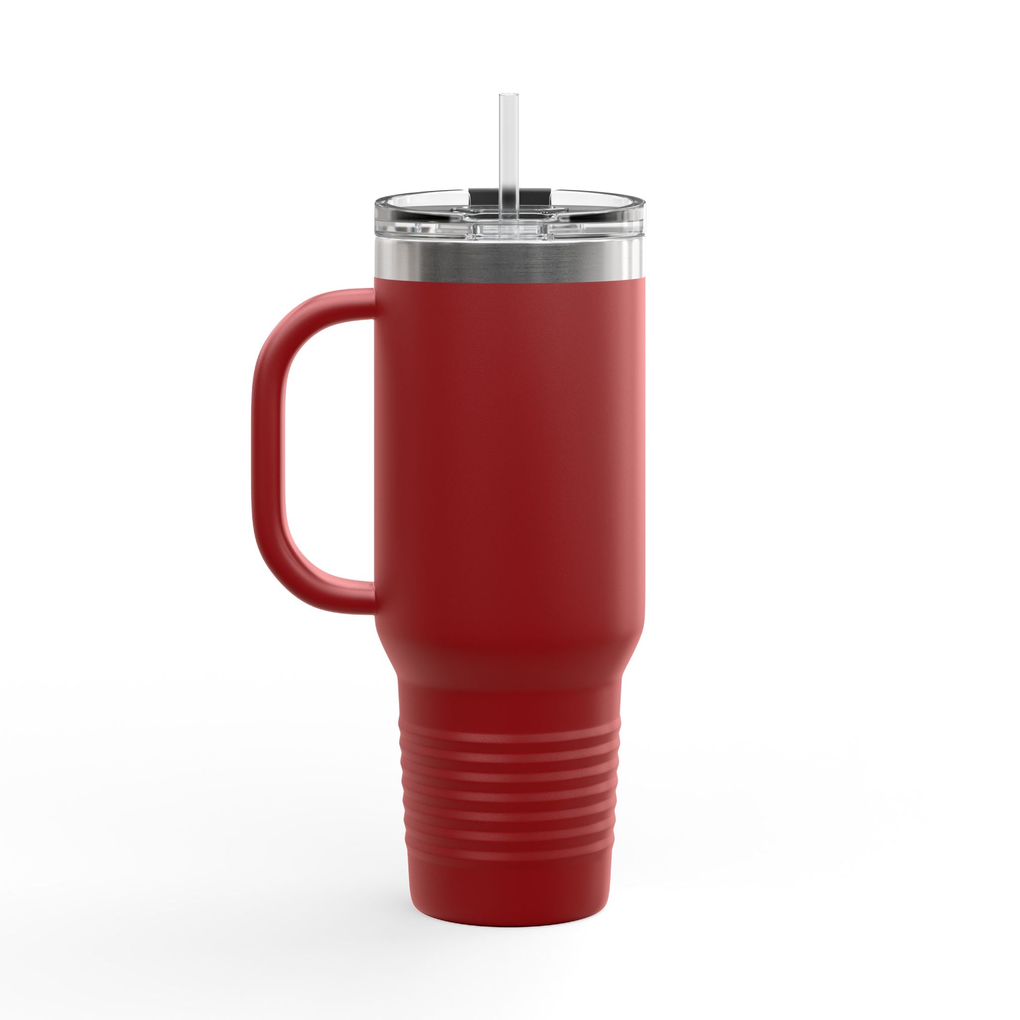 Insulated Travel Mug - Fun Motorcycle Dog Design