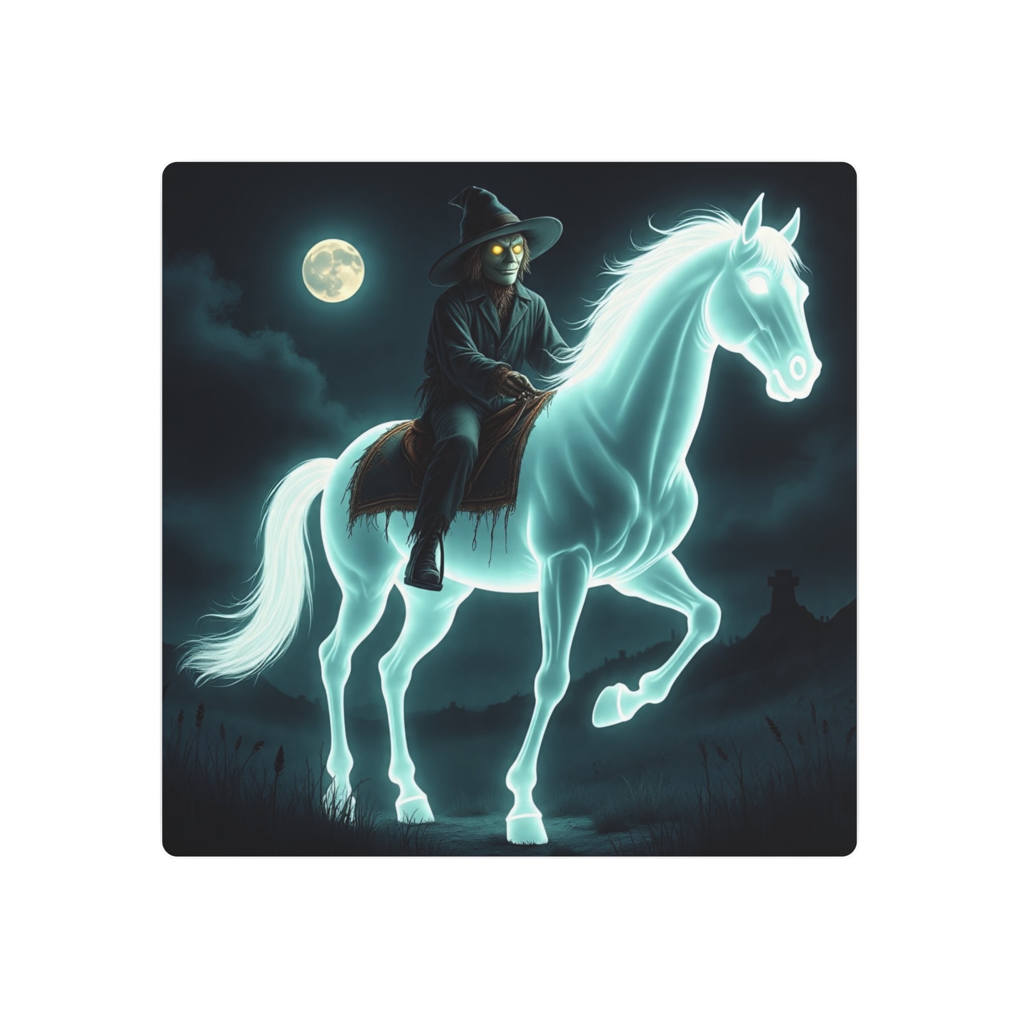 Metal Art Sign - Haunting Magical Halloween Spooky Exclusive Design