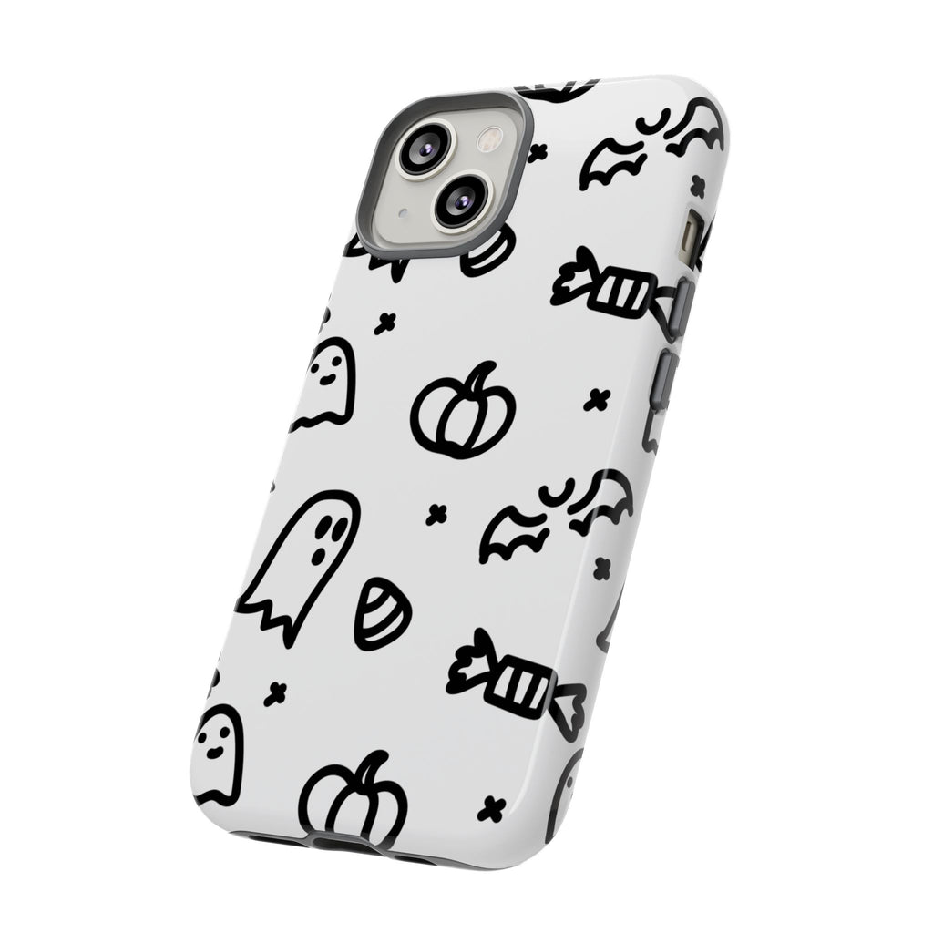 Halloween Themed Phone Case, Spooky Ghosts and Pumpkins, Fall Decor, Costume Party, Trick or Treat
