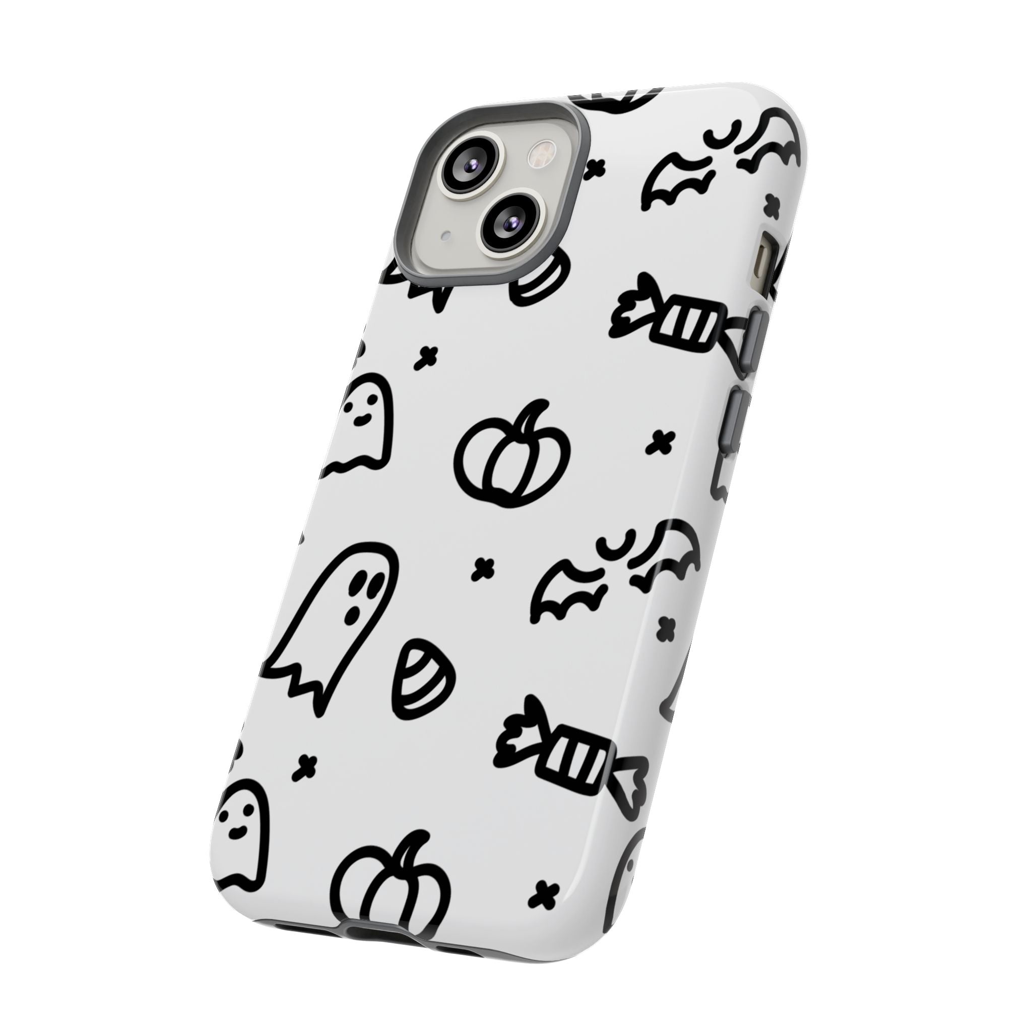 Halloween Themed Phone Case, Spooky Ghosts and Pumpkins, Fall Decor, Costume Party, Trick or Treat