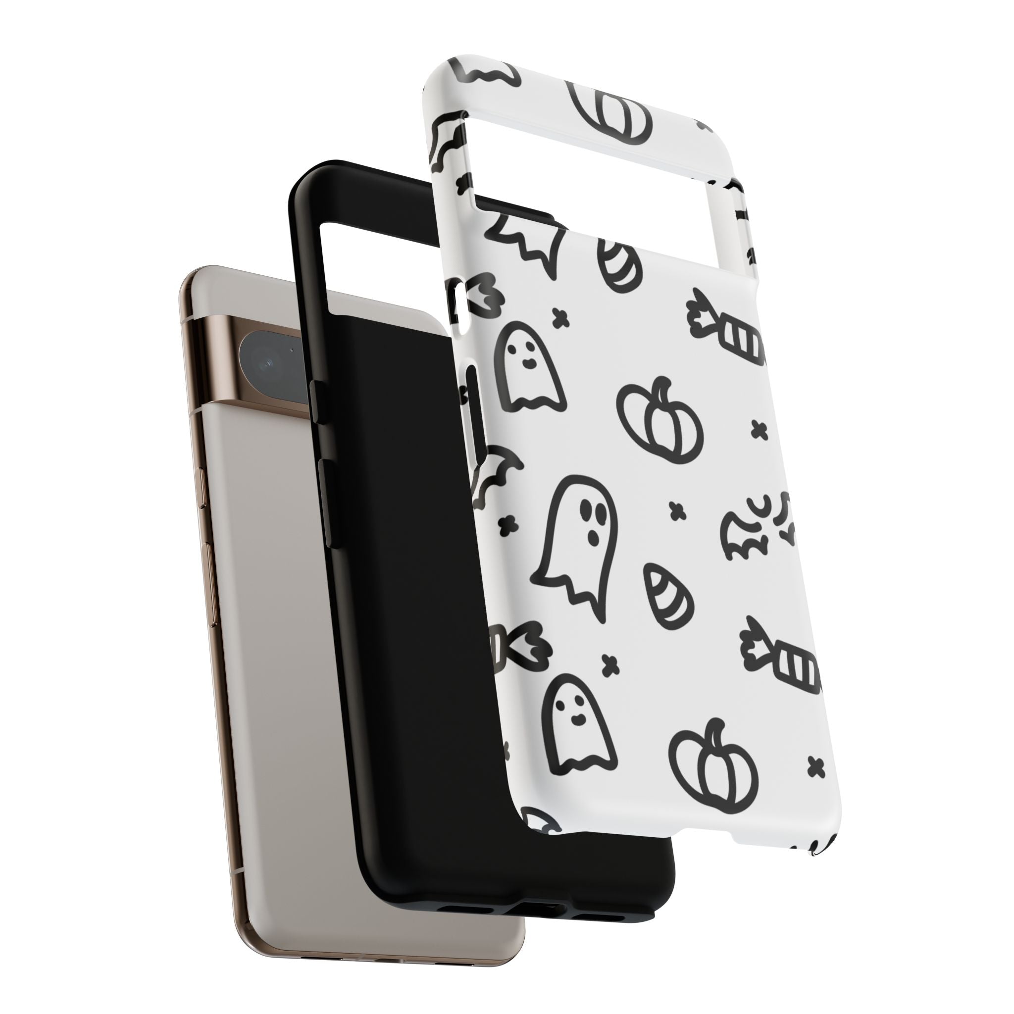 Halloween Themed Phone Case, Spooky Ghosts and Pumpkins, Fall Decor, Costume Party, Trick or Treat