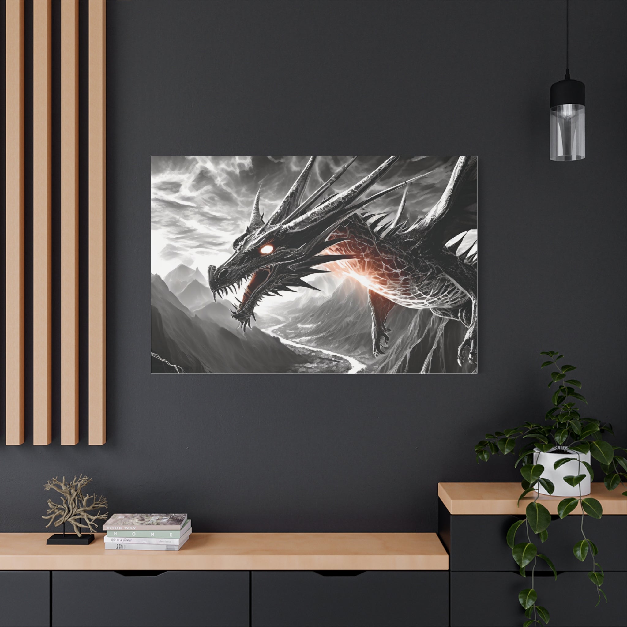 Dragon Art Canvas Print