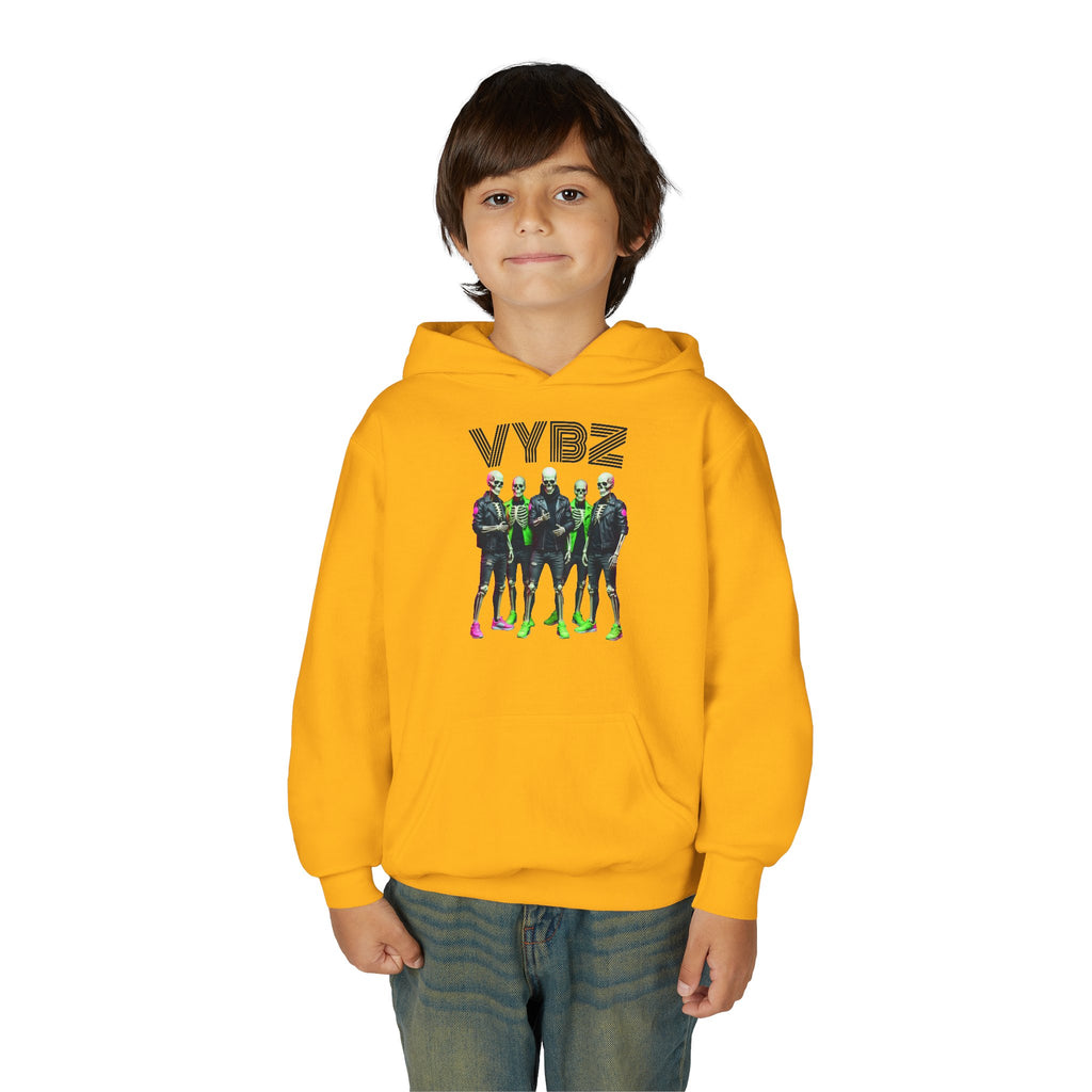 VYBZ Youth Hoodie - Stylish Heavy Blend Sweatshirt for Teens, Graphic Hooded Sweatshirt, Casual Streetwear, Birthday Gift