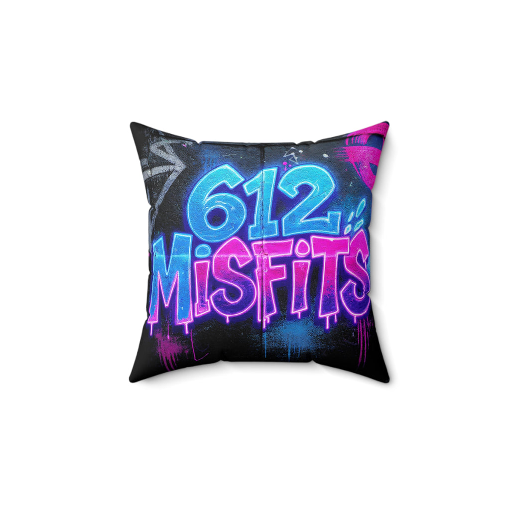 Neon 612 Misfit Plugz Valentine Square Pillow — Limited Edition