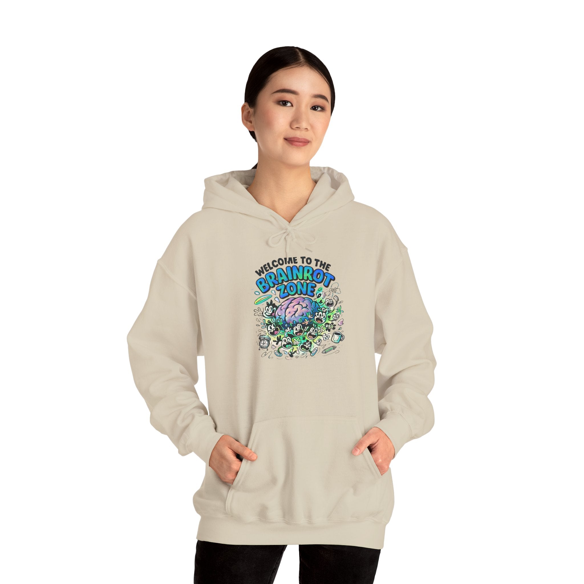 Brainrot Zone Unisex Heavy Blend™ Hooded Sweatshirt