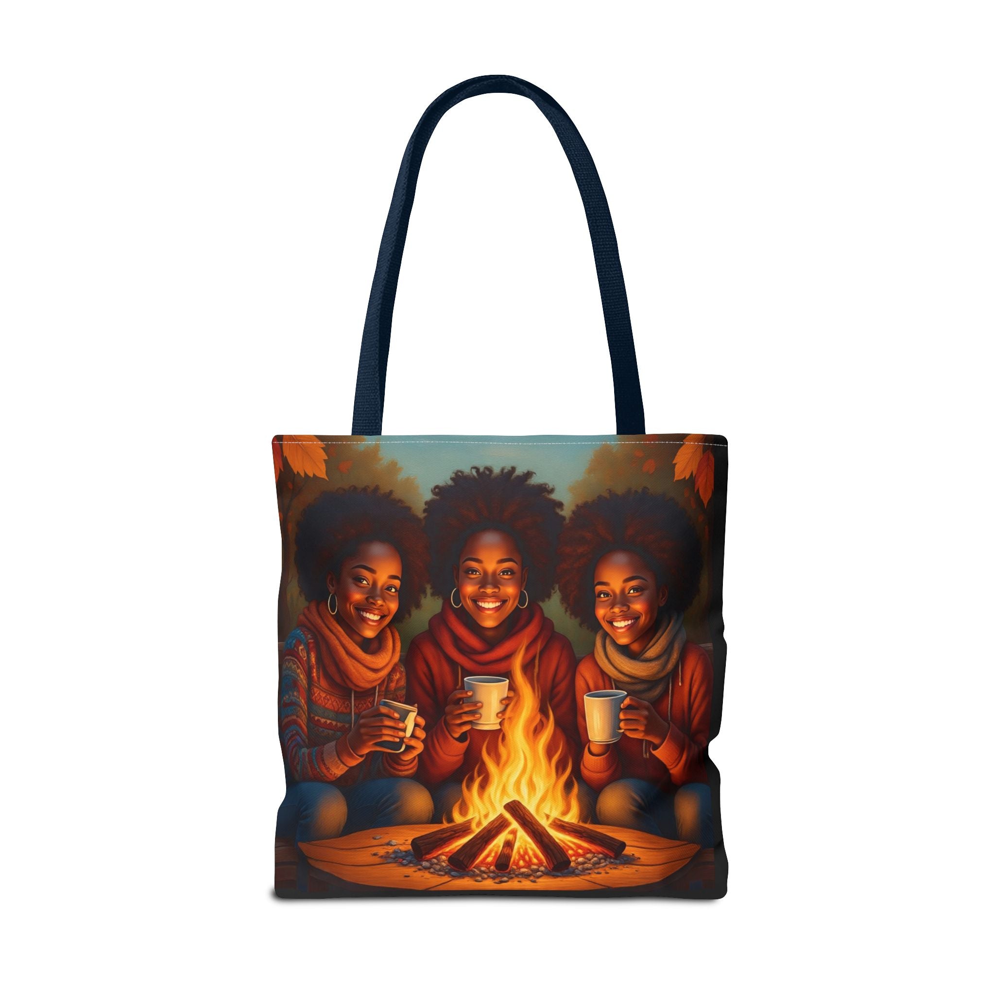 VYBZ Tote Bag - Exclusive Celebrating Sistah Circle Design Fall Bonfire