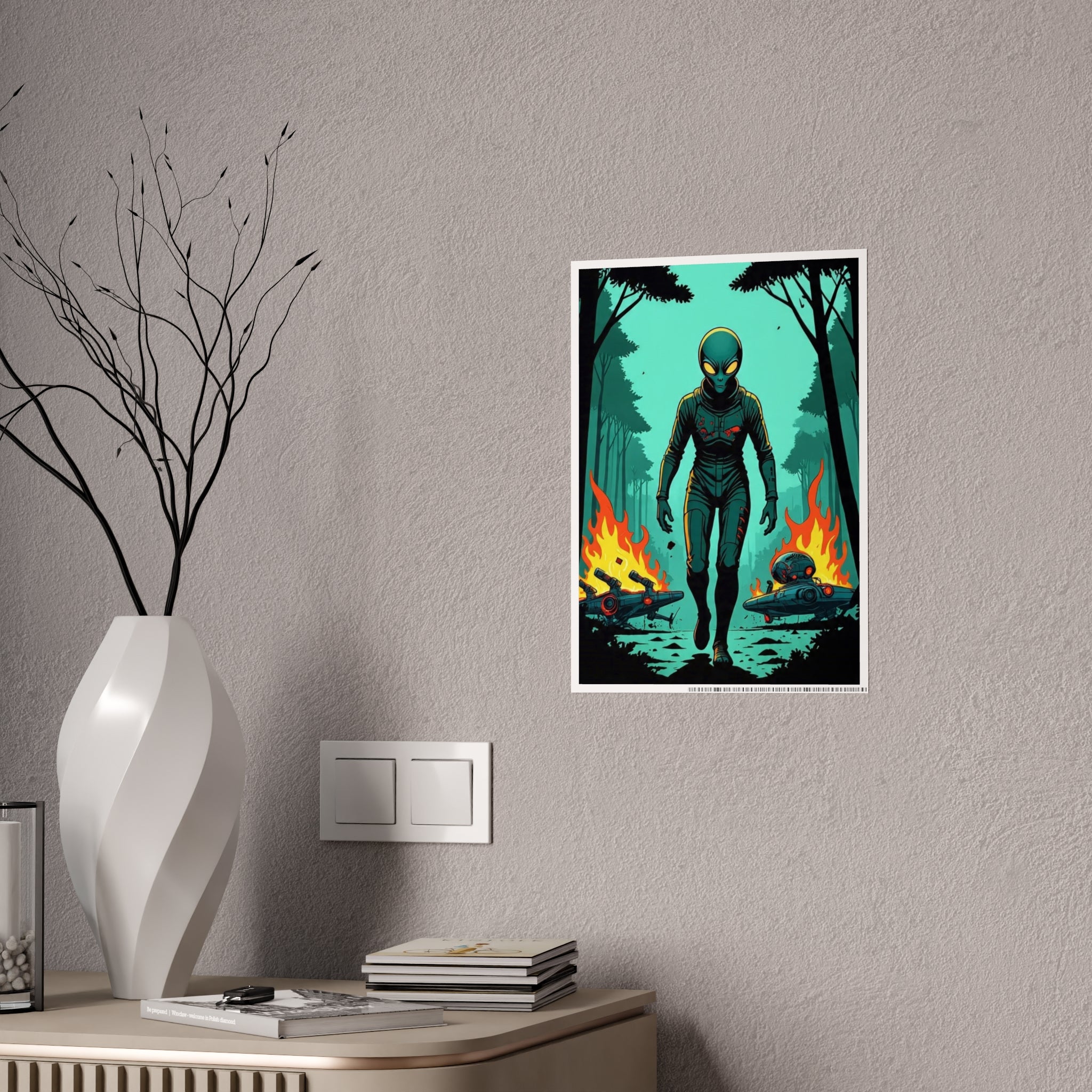 Glossy Alien Poster