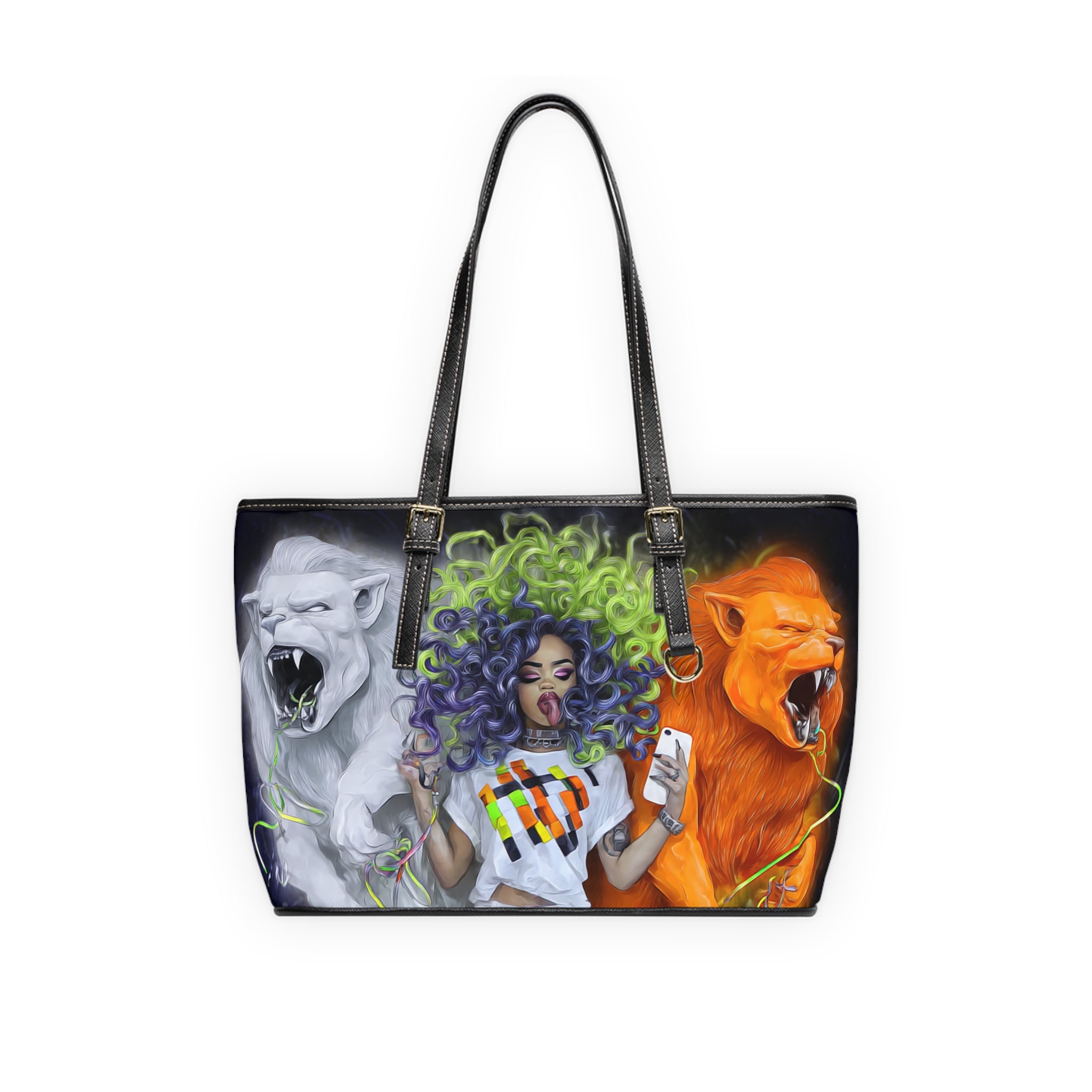 Shoulder Bag - VYBZ 'The Lioness' Colorful Design