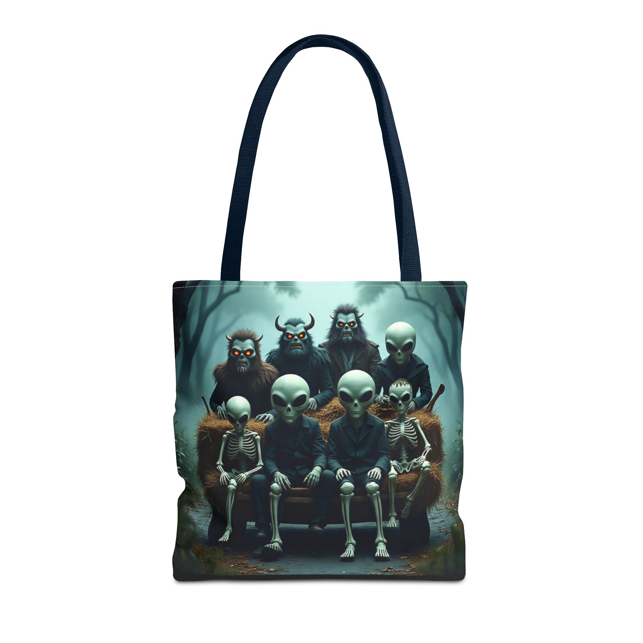 VYBZ Alien Tote Bag - Halloween Trick or Treating Spacious Design