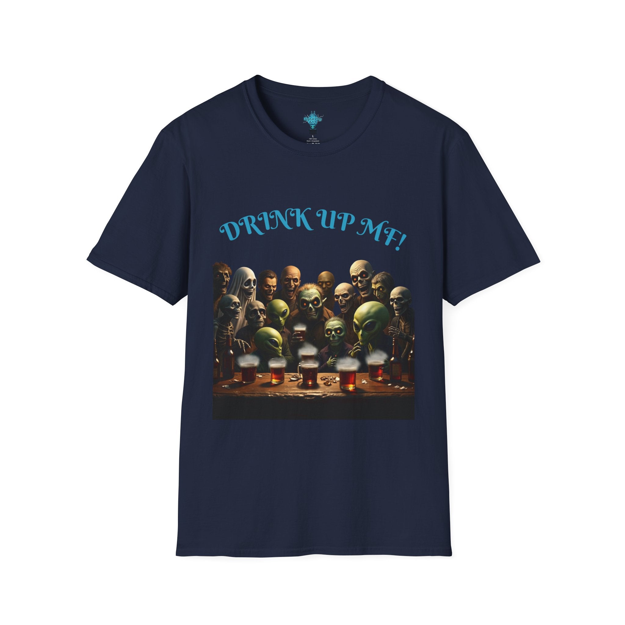 VYBZ Humorous Monster Unisex T-Shirt - Classic Quote Design
