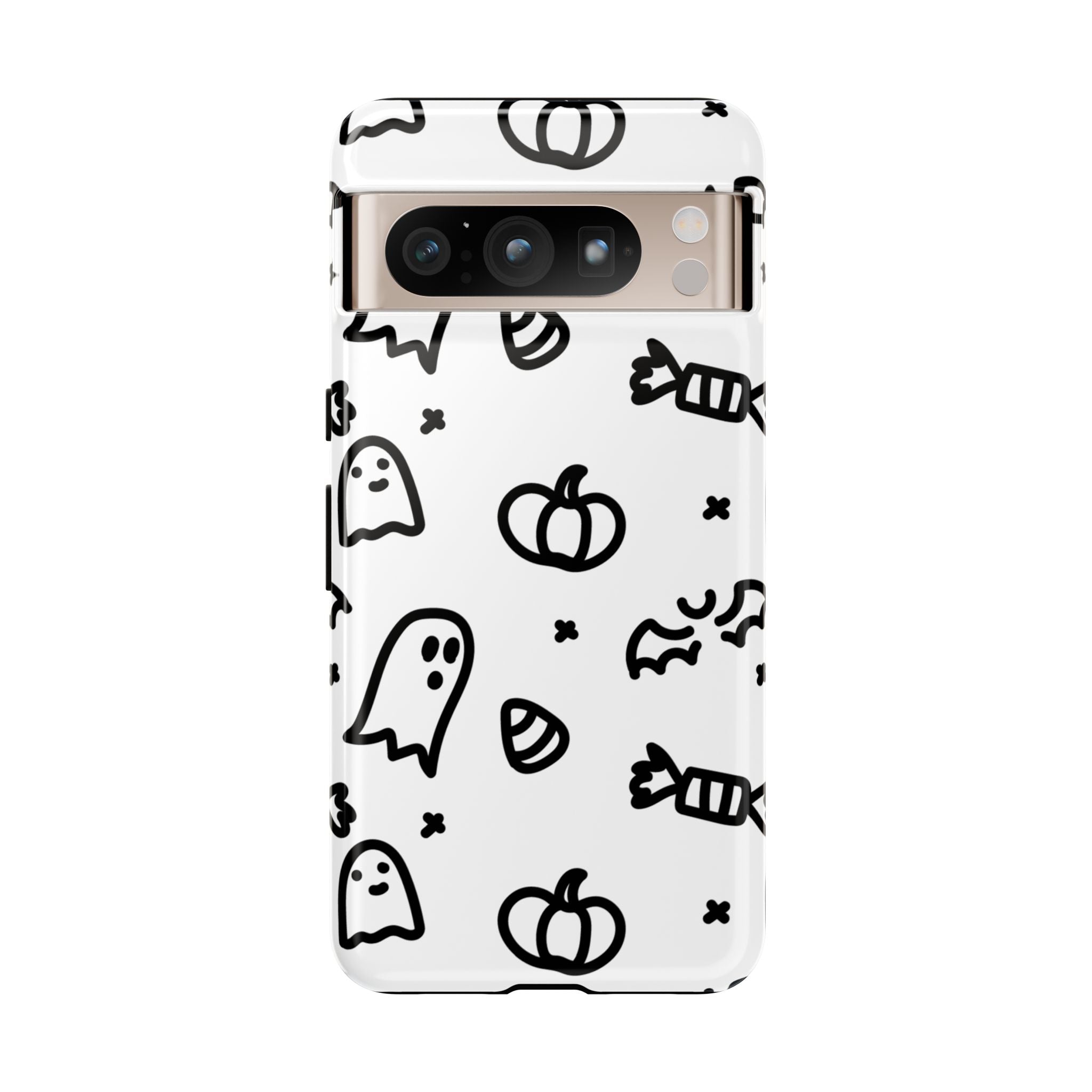 Halloween Themed Phone Case, Spooky Ghosts and Pumpkins, Fall Decor, Costume Party, Trick or Treat