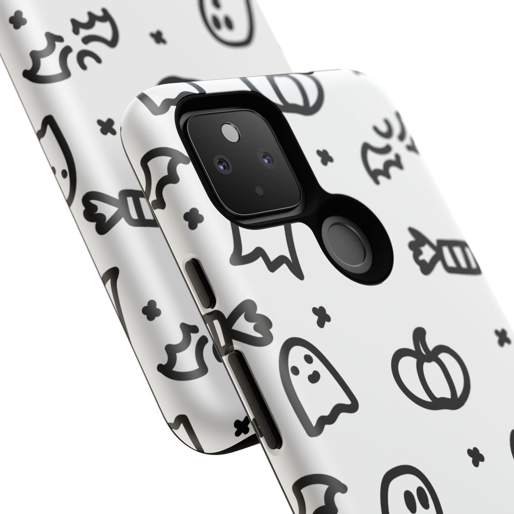 Halloween Themed Phone Case, Spooky Ghosts and Pumpkins, Fall Decor, Costume Party, Trick or Treat