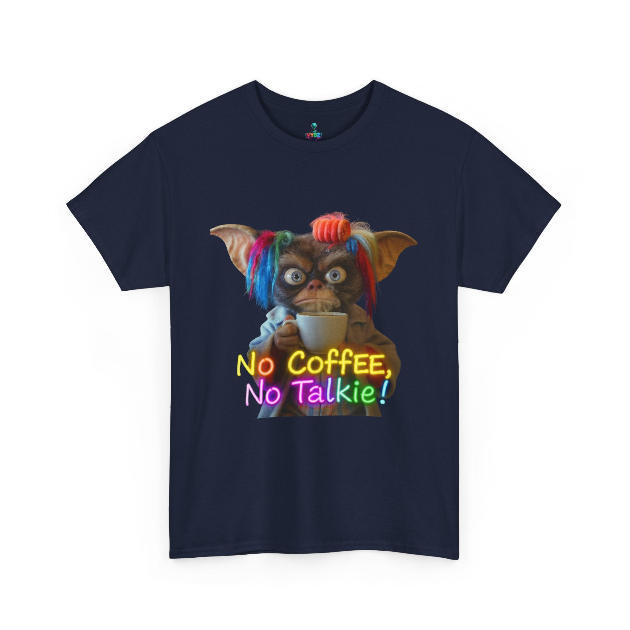 No Coffee, No Talkie Tee — Cute Gremlin Coffee Morning Shirt