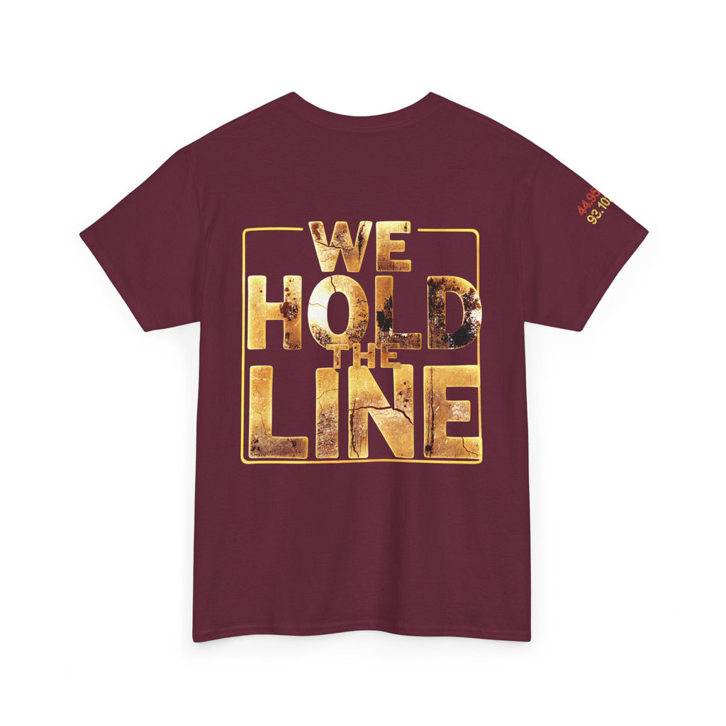 Rebel North Star T-Shirt — 'North Star Rebel' Front & 'We Hold The Line' Back Graphic Tee