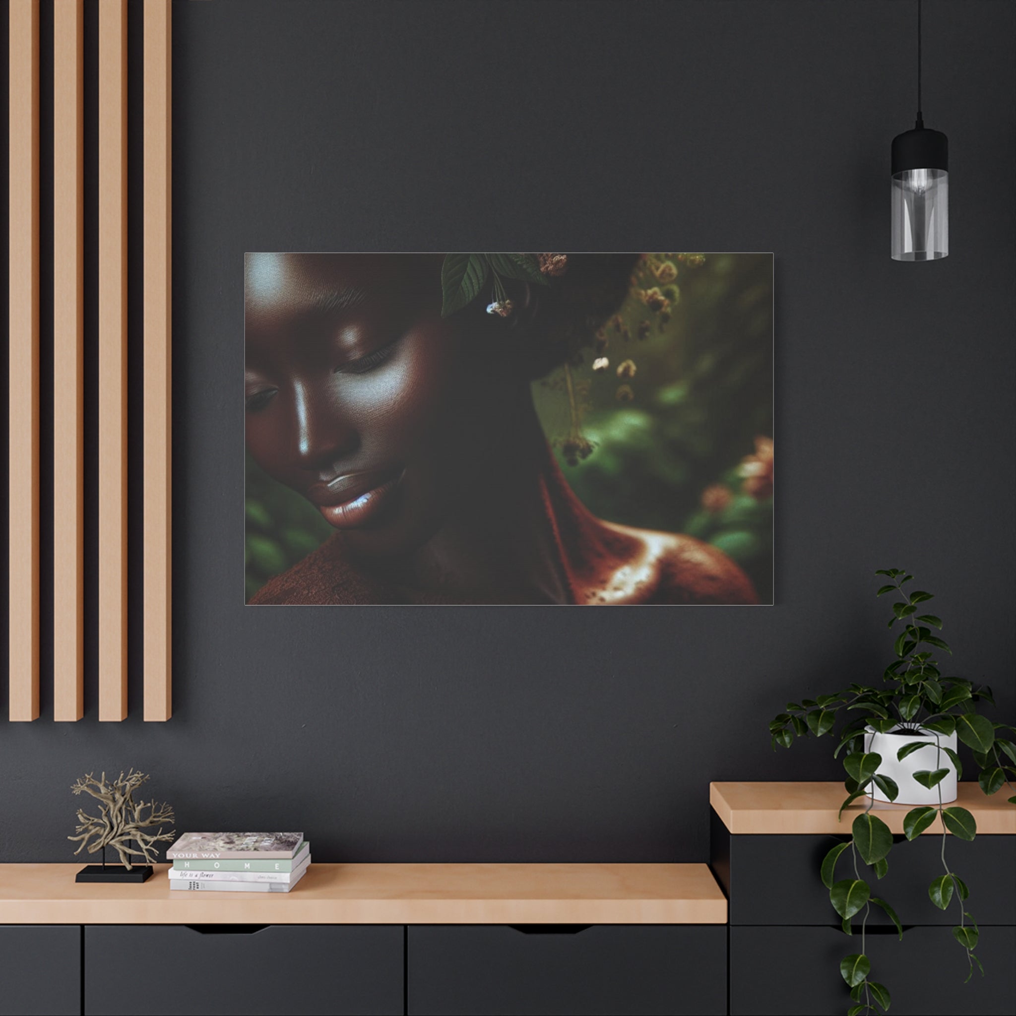 Elegant Mother Nature Canvas Art Print