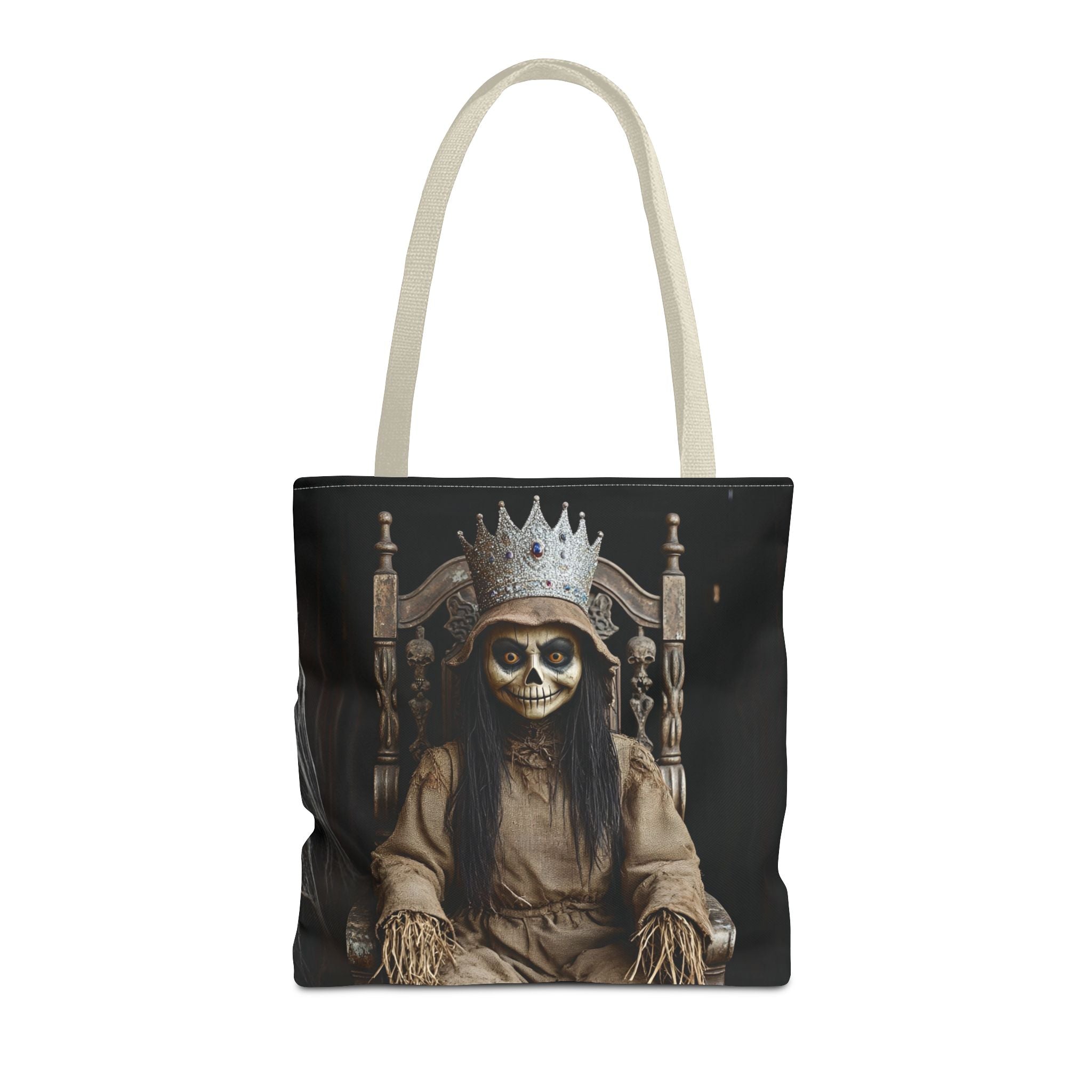 VYBZ Tote Bag - Spooky Skeleton Queen Halloween Design