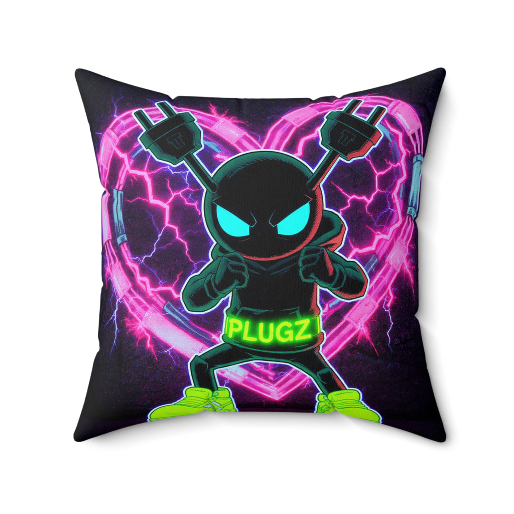 Neon 612 Misfit Plugz Valentine Square Pillow — Limited Edition