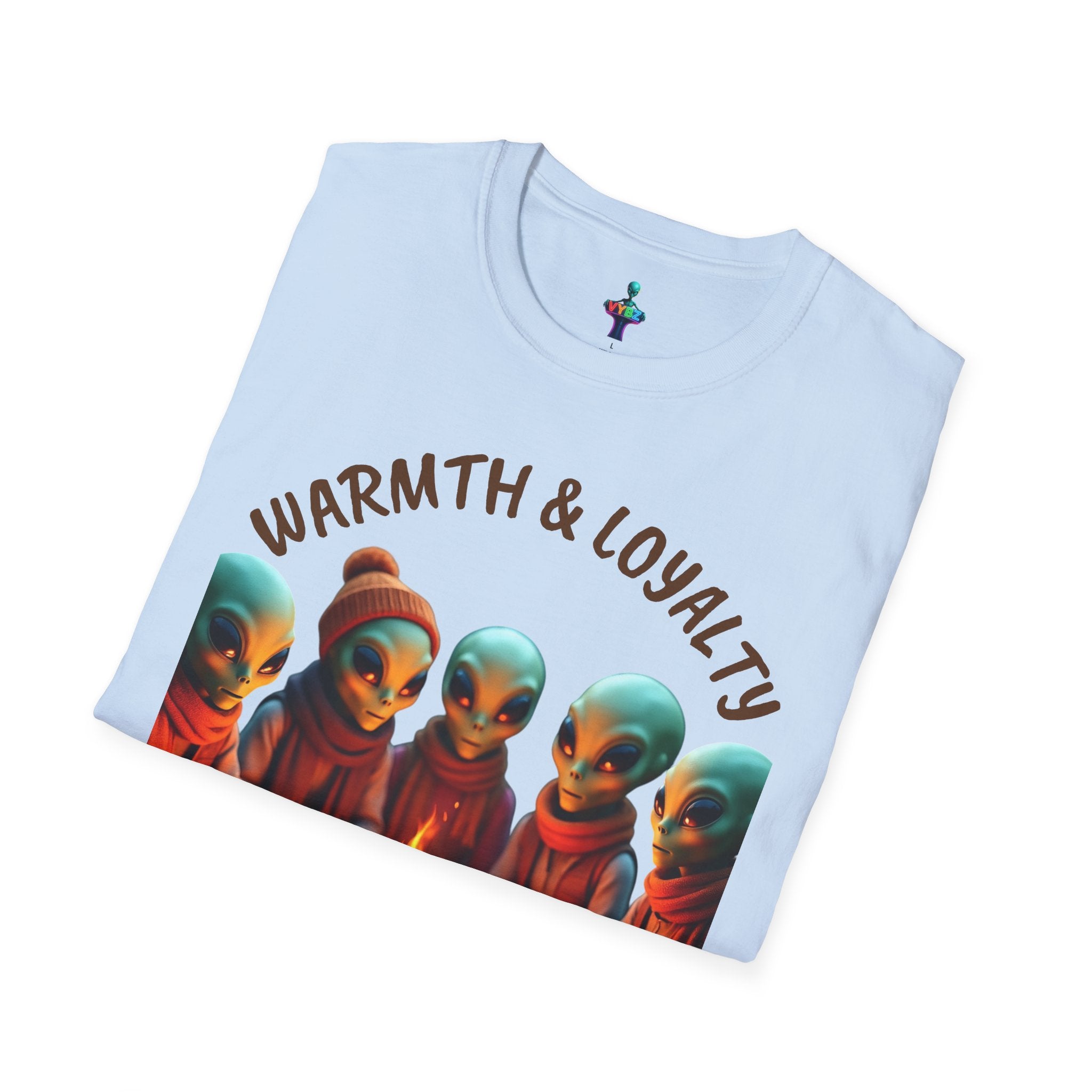 VYBZ Cozy Alien Campfire T-Shirt