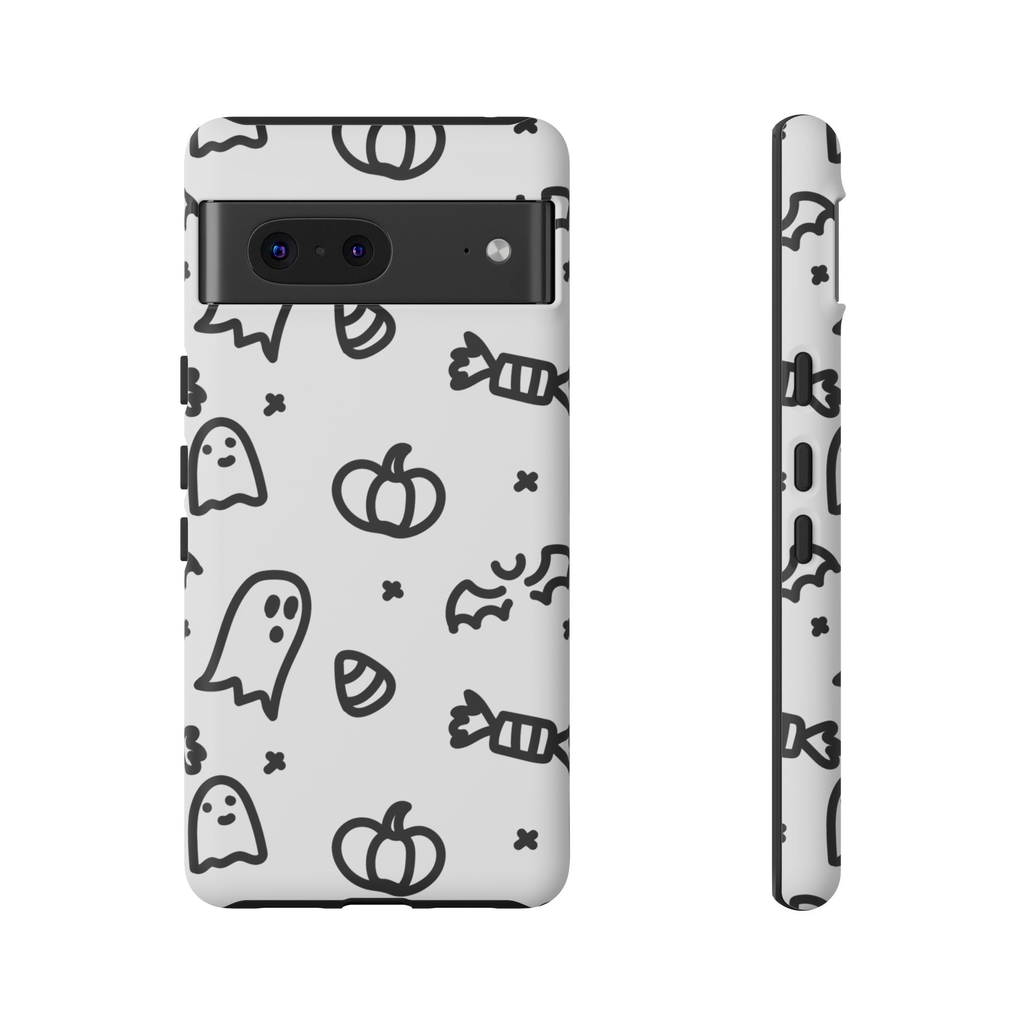 Halloween Themed Phone Case, Spooky Ghosts and Pumpkins, Fall Decor, Costume Party, Trick or Treat