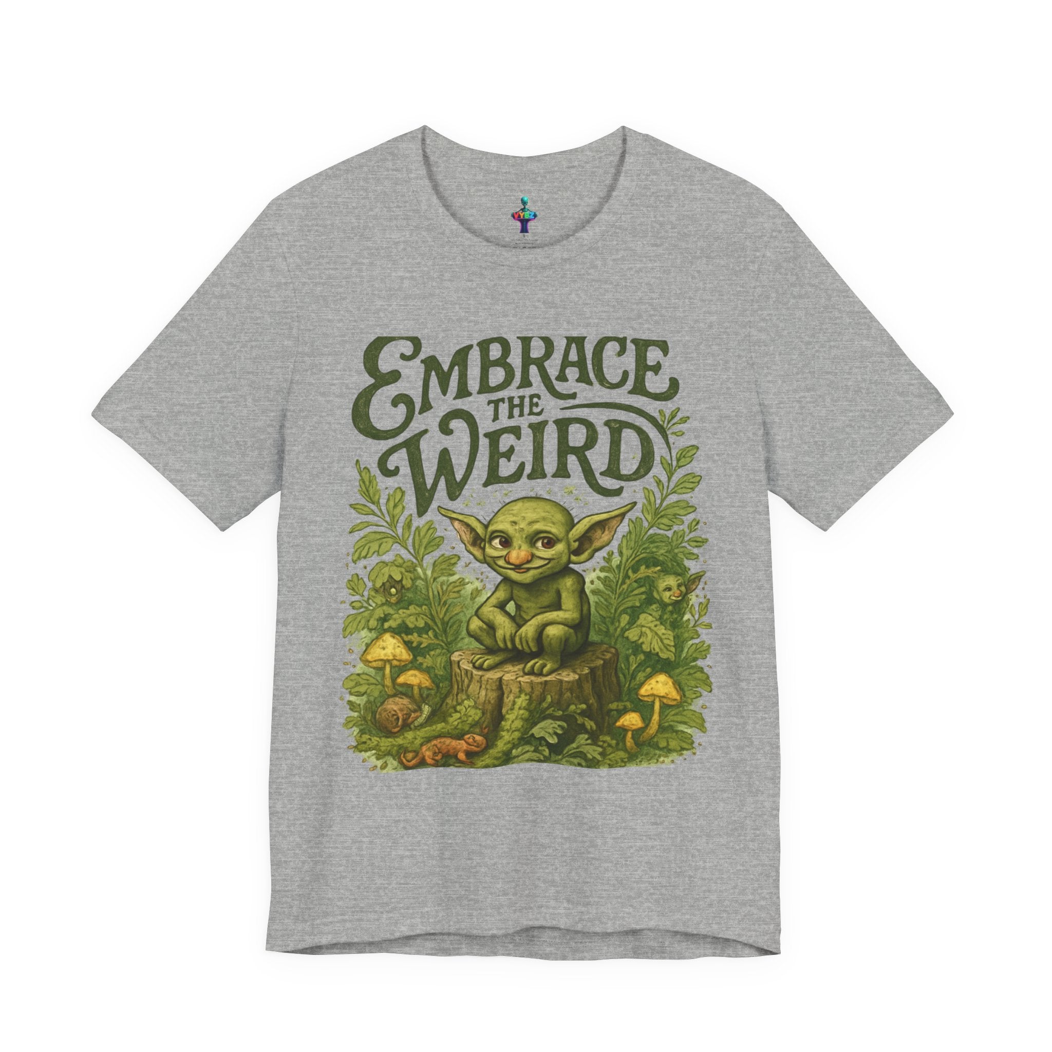 Fantasy Unisex Tee Embracing Weird Nature Design
