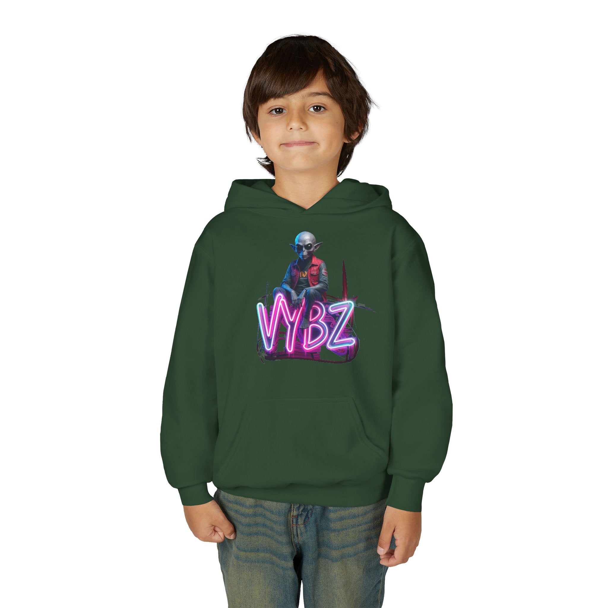 VYBZ Alien Youth Heavy Blend Hooded Sweatshirt, Cozy Streetwear, Perfect for Teens, Gifts for Holidays and Occasions, Casual [...]