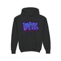 Youth Hoodie — Neon Graffiti "BYTE" Front & "612 MISFITS" Back