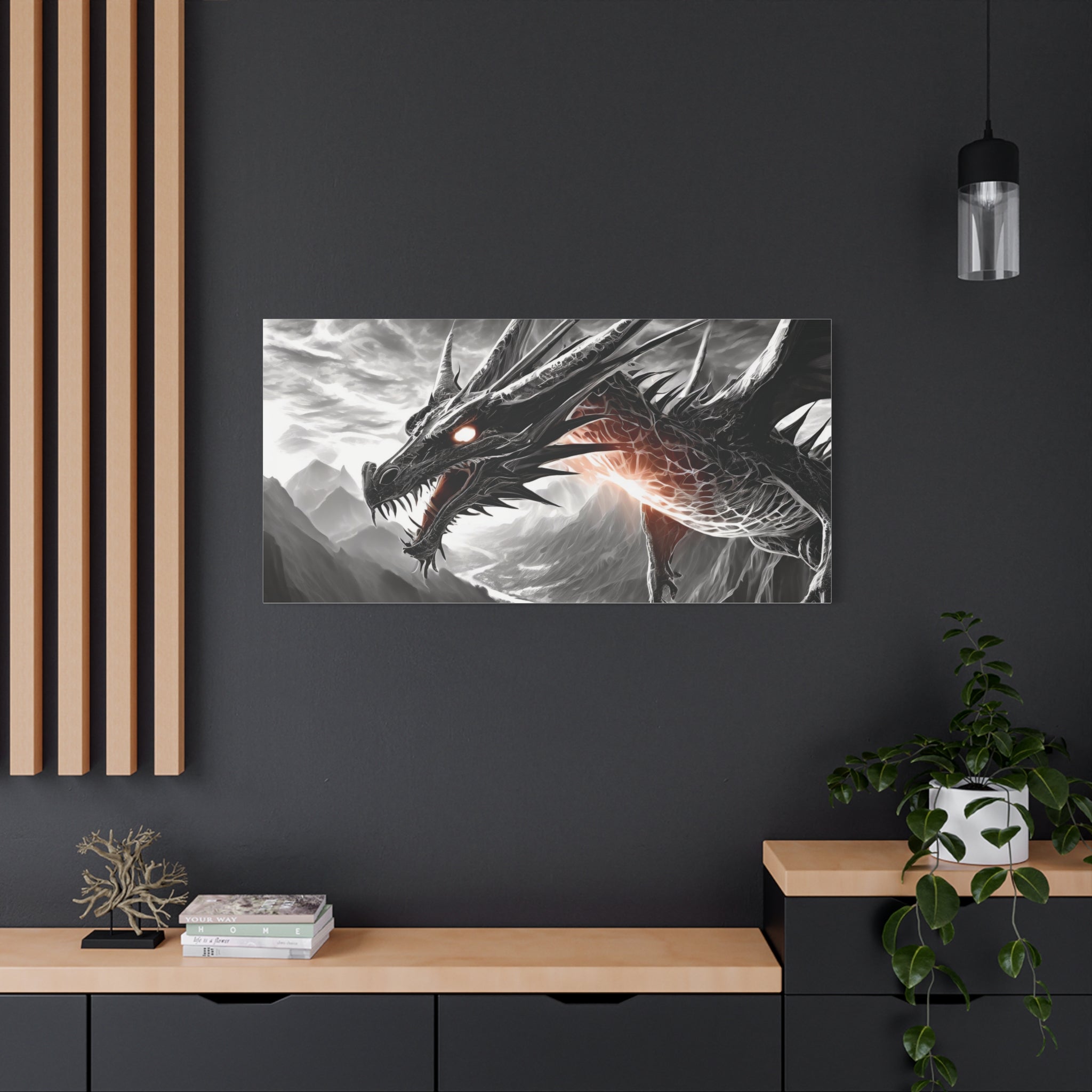 Dragon Art Canvas Print