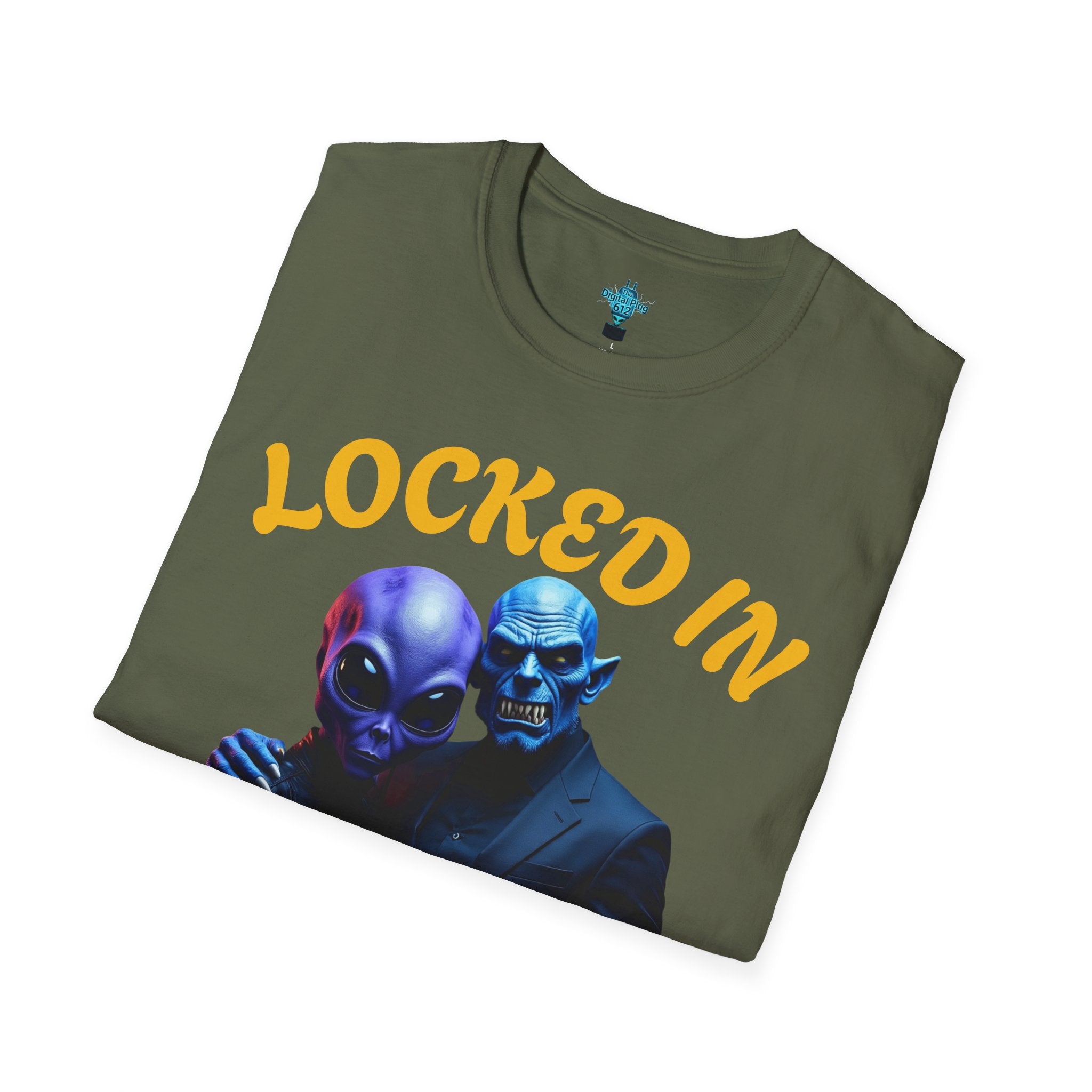 VYBZ "Locked In" Alien Couple T-Shirt