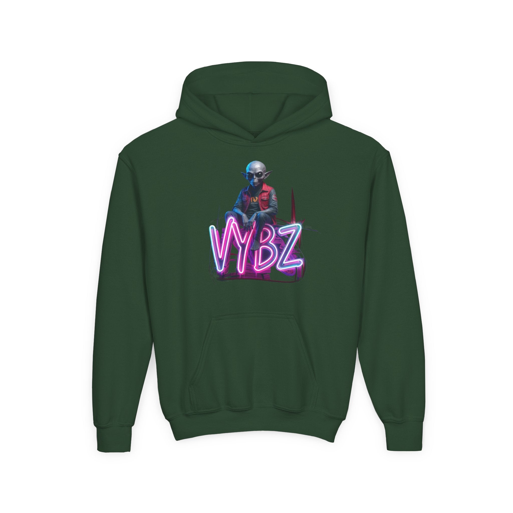 VYBZ Alien Youth Heavy Blend Hooded Sweatshirt, Cozy Streetwear, Perfect for Teens, Gifts for Holidays and Occasions, Casual [...]