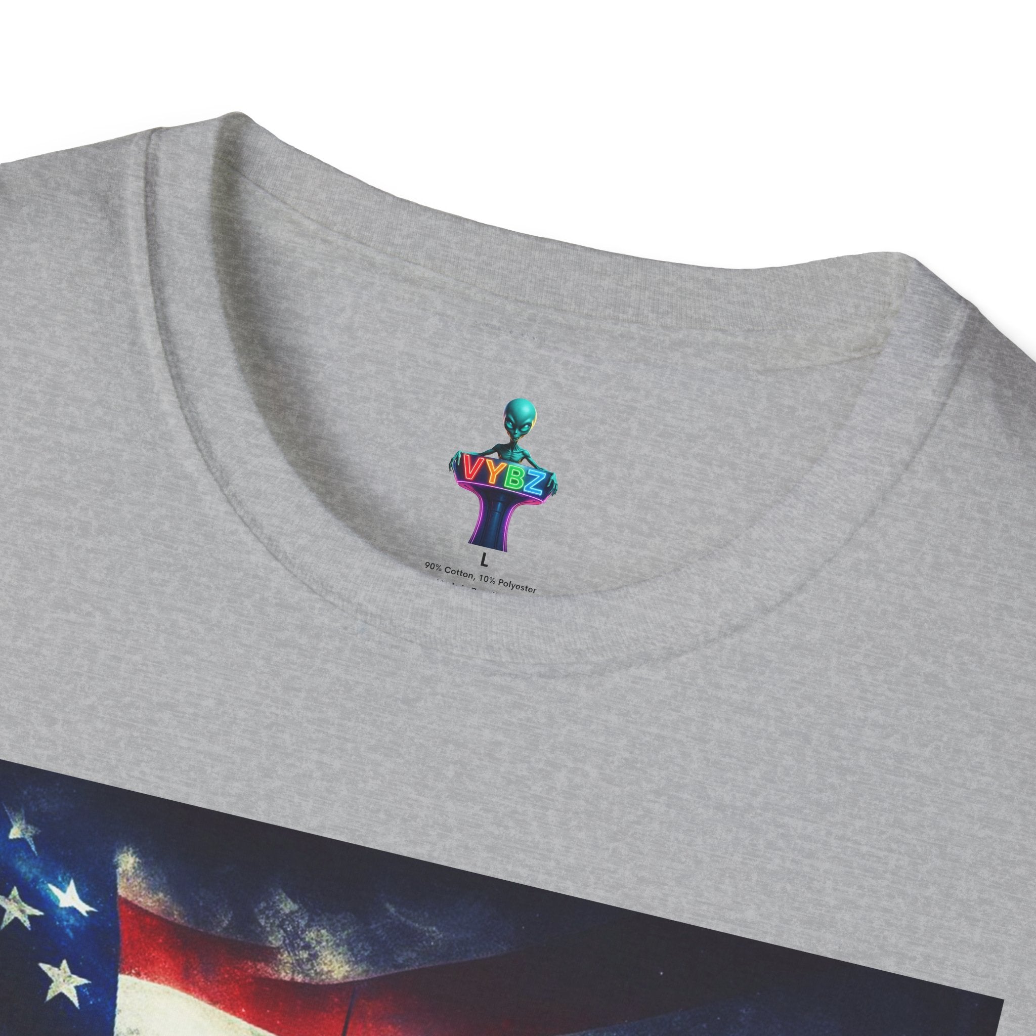 VYBZ Freedom-Themed Graphic Tee