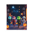 Aliens Trick or Treating Velveteen Plush Blanket