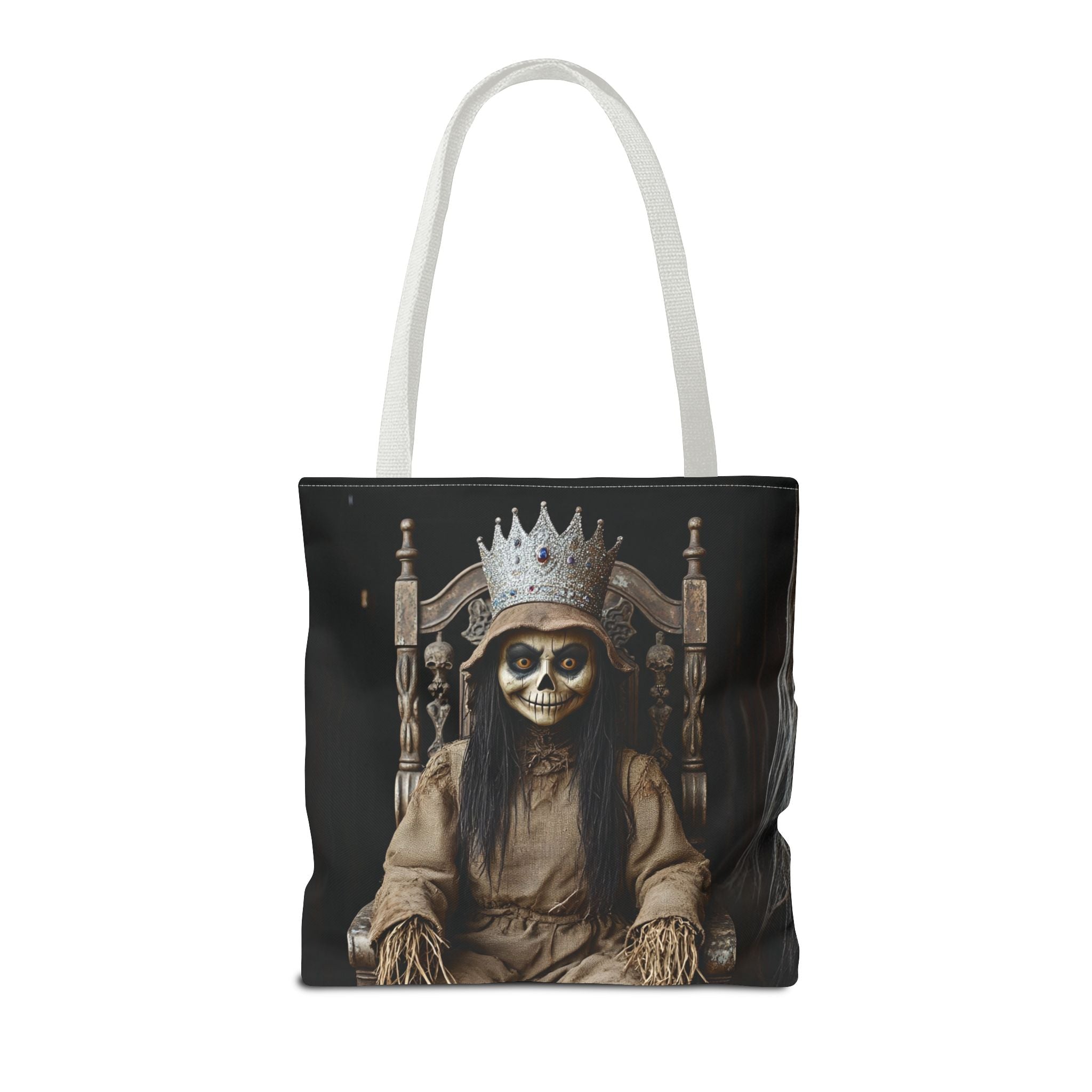 VYBZ Tote Bag - Spooky Skeleton Queen Halloween Design