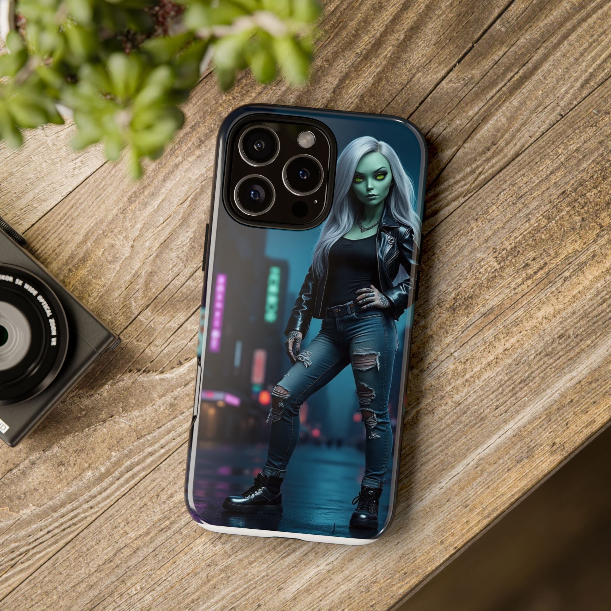 Alien Chic Tough Phone Case