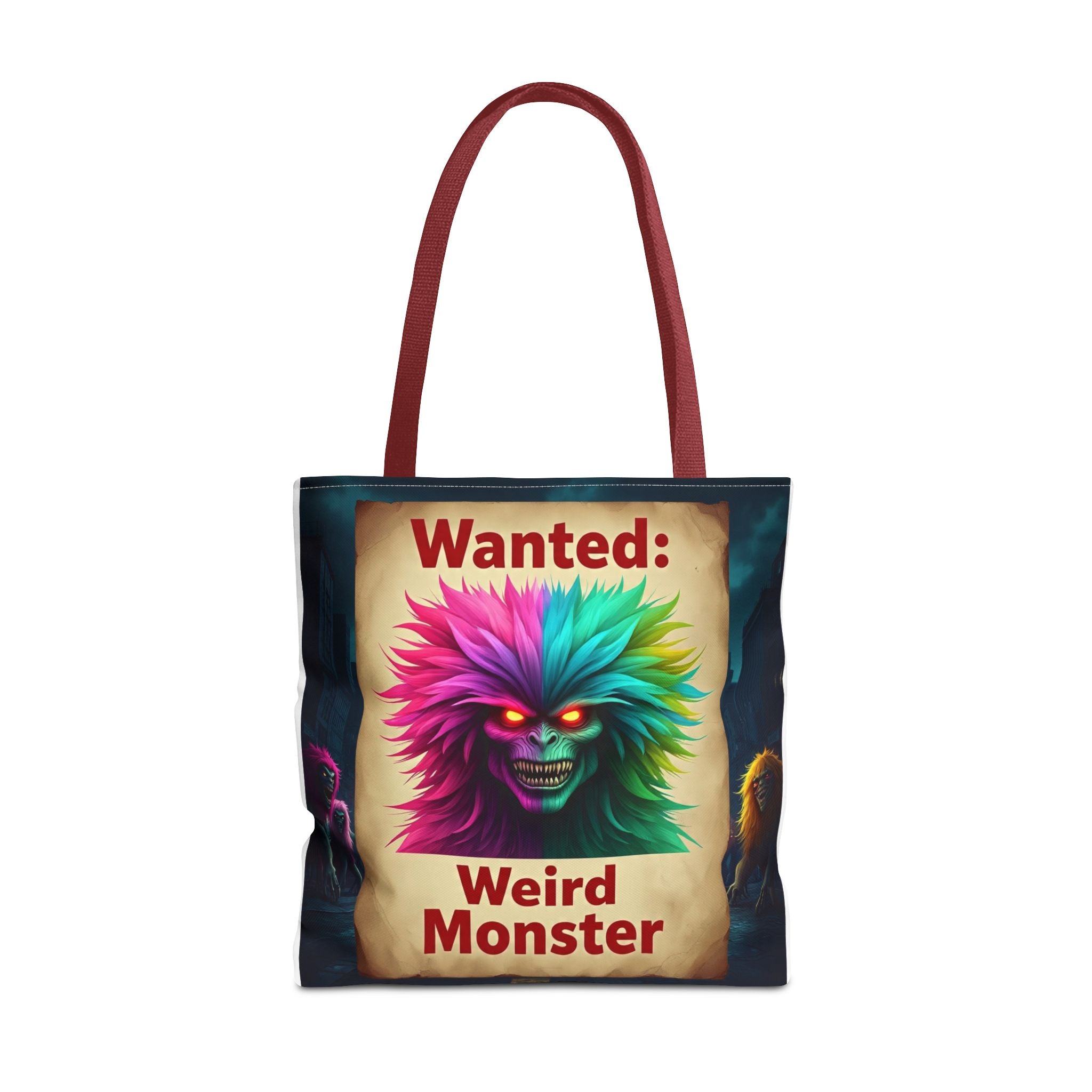 VYBZ Wanted Monster Print Tote Bag