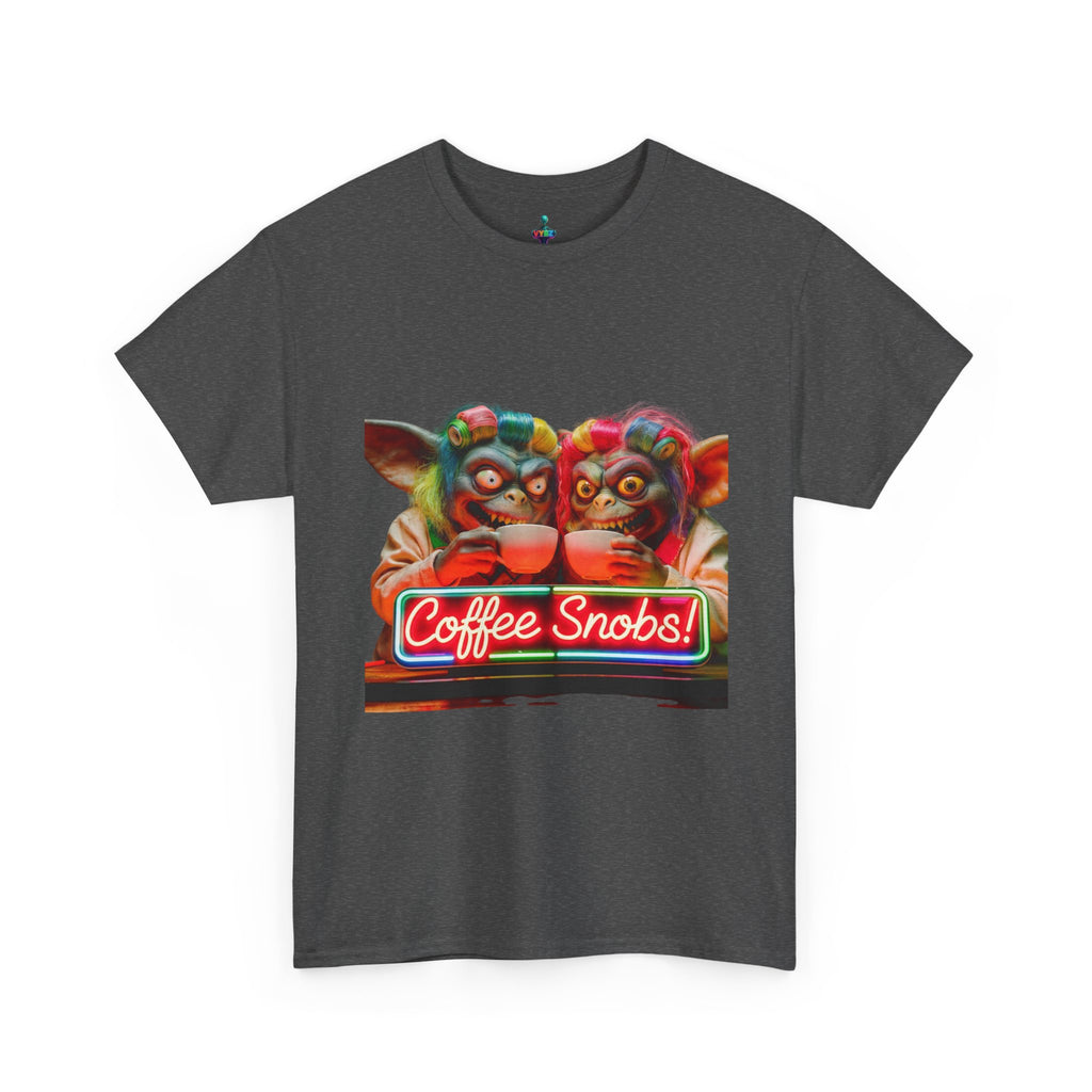 Coffee Snobs T-Shirt — Retro Neon Gremlin Coffee Lovers Tee