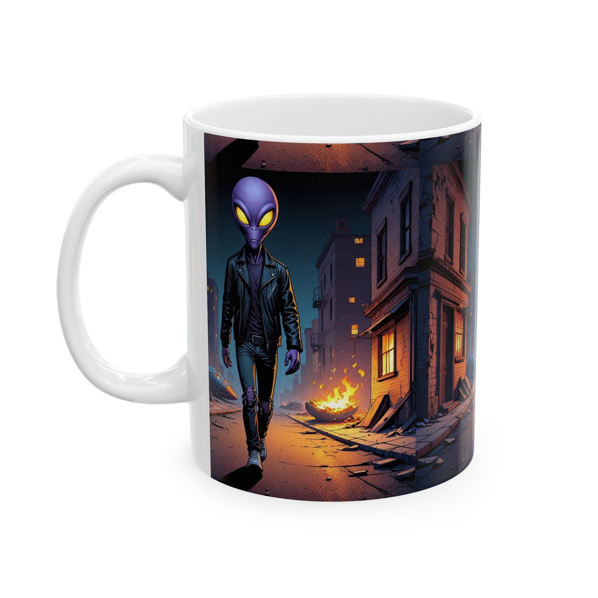 Alien Themed Ceramic Mug