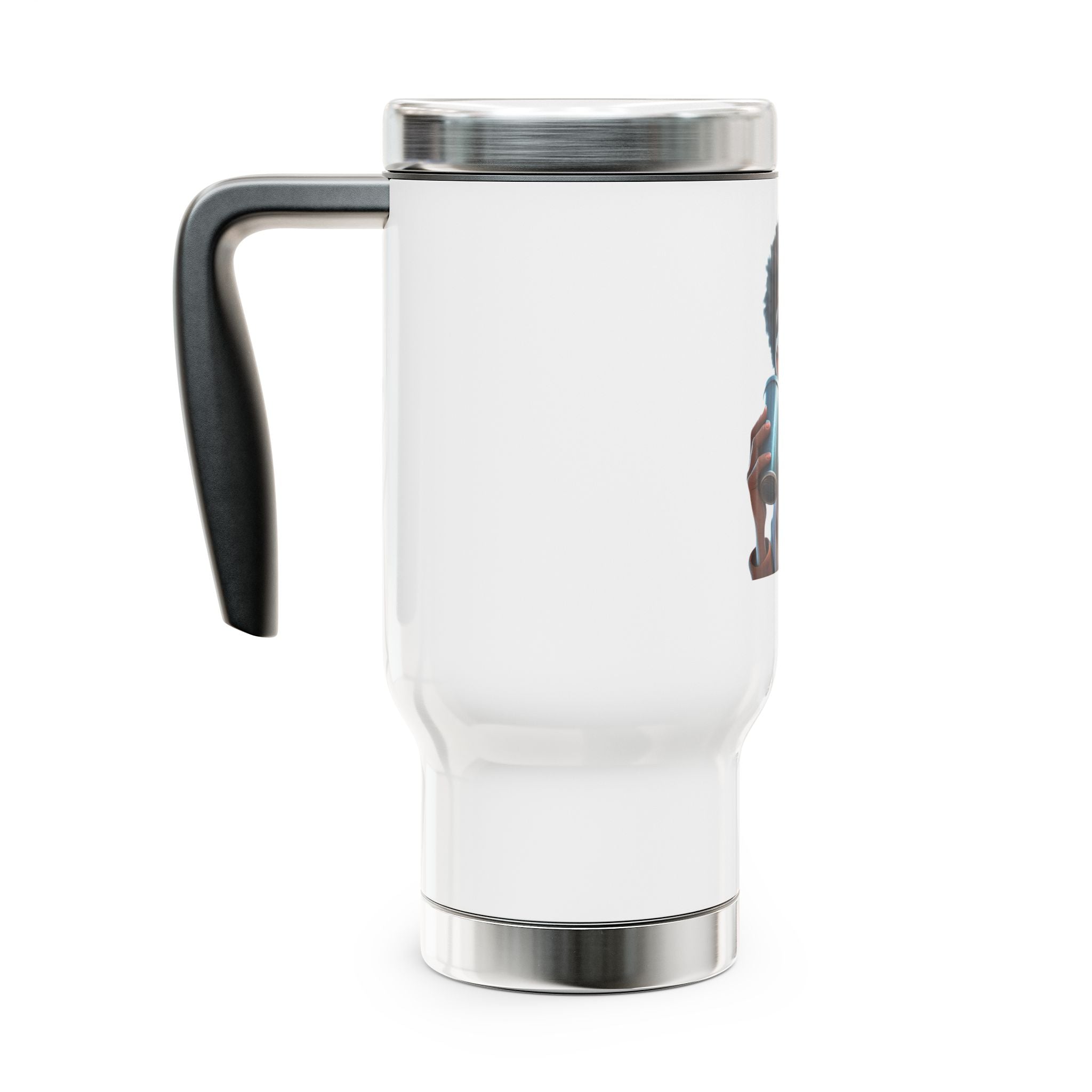 Stylish Stainless Steel Character Travel Mug