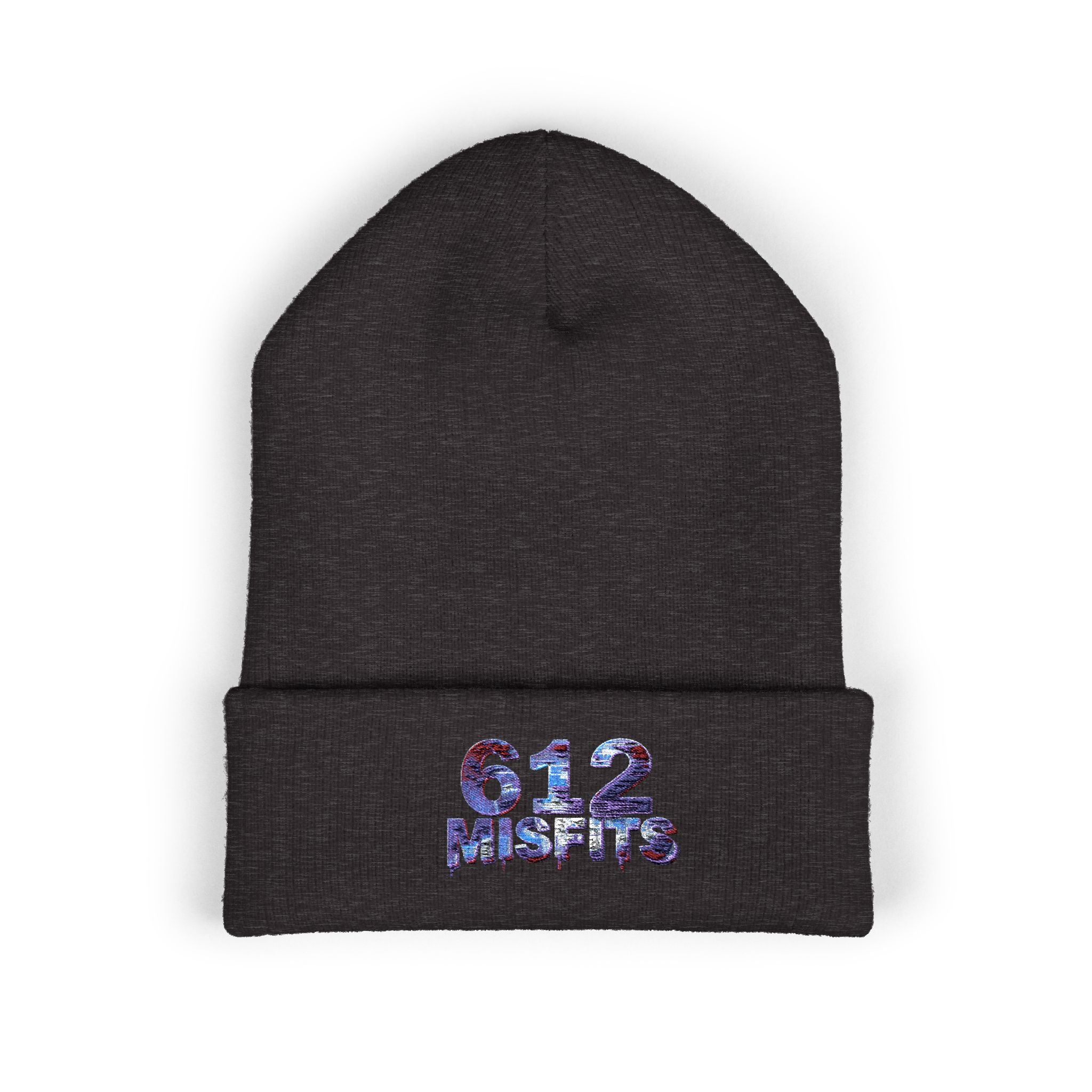 612 Misfit Embroidered Cuffed Beanie