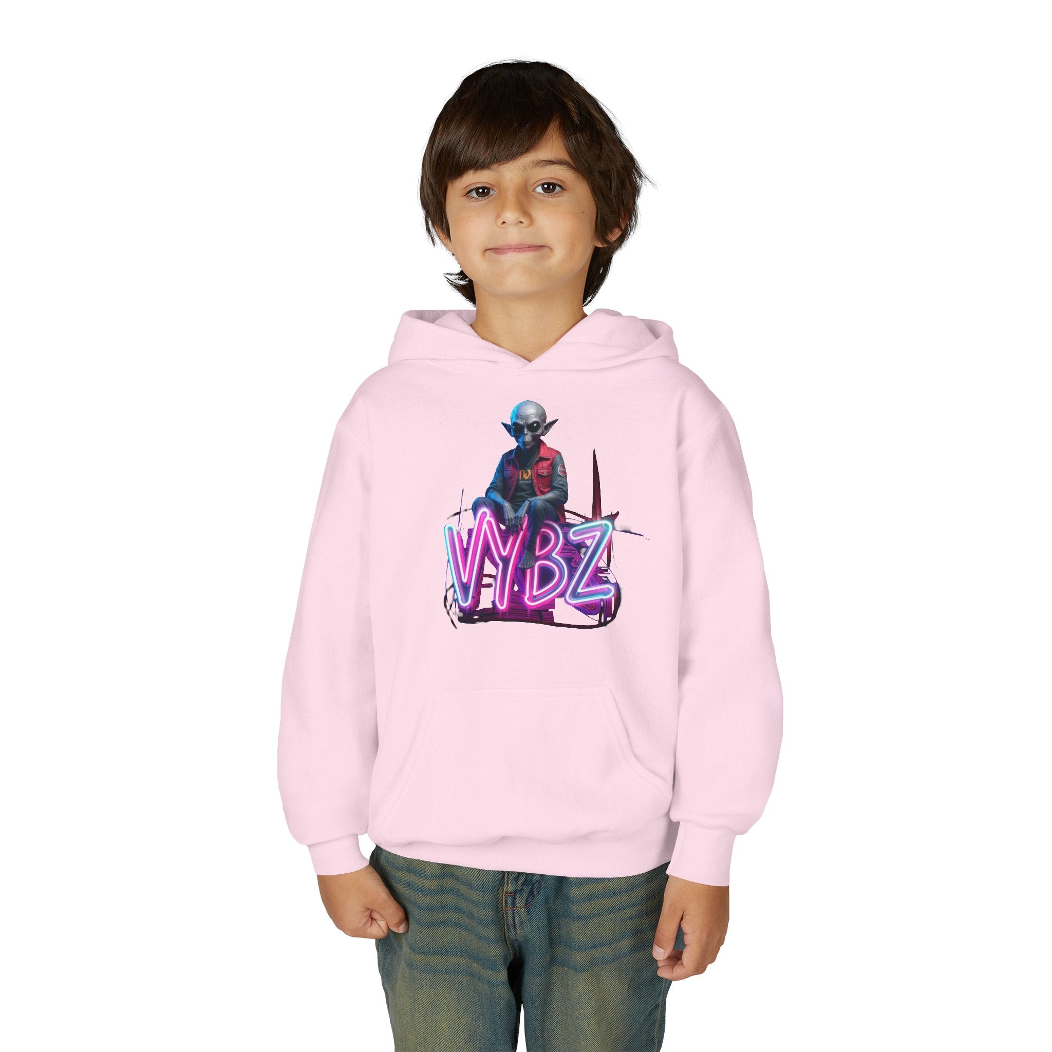 VYBZ Alien Youth Heavy Blend Hooded Sweatshirt, Cozy Streetwear, Perfect for Teens, Gifts for Holidays and Occasions, Casual [...]