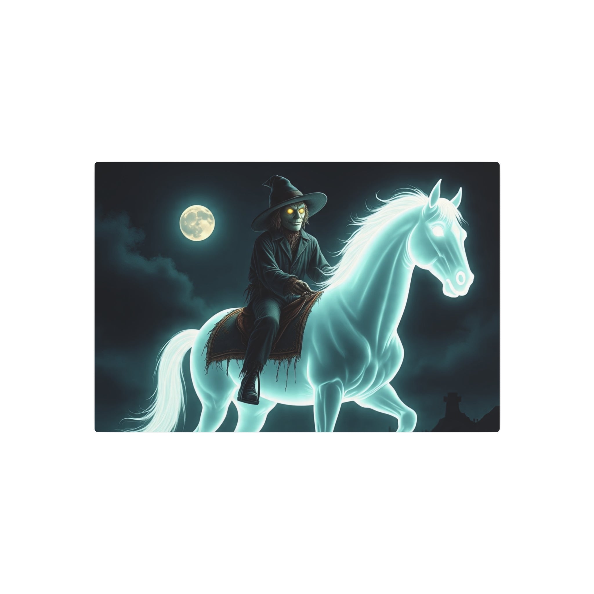 Metal Art Sign - Haunting Magical Halloween Spooky Exclusive Design
