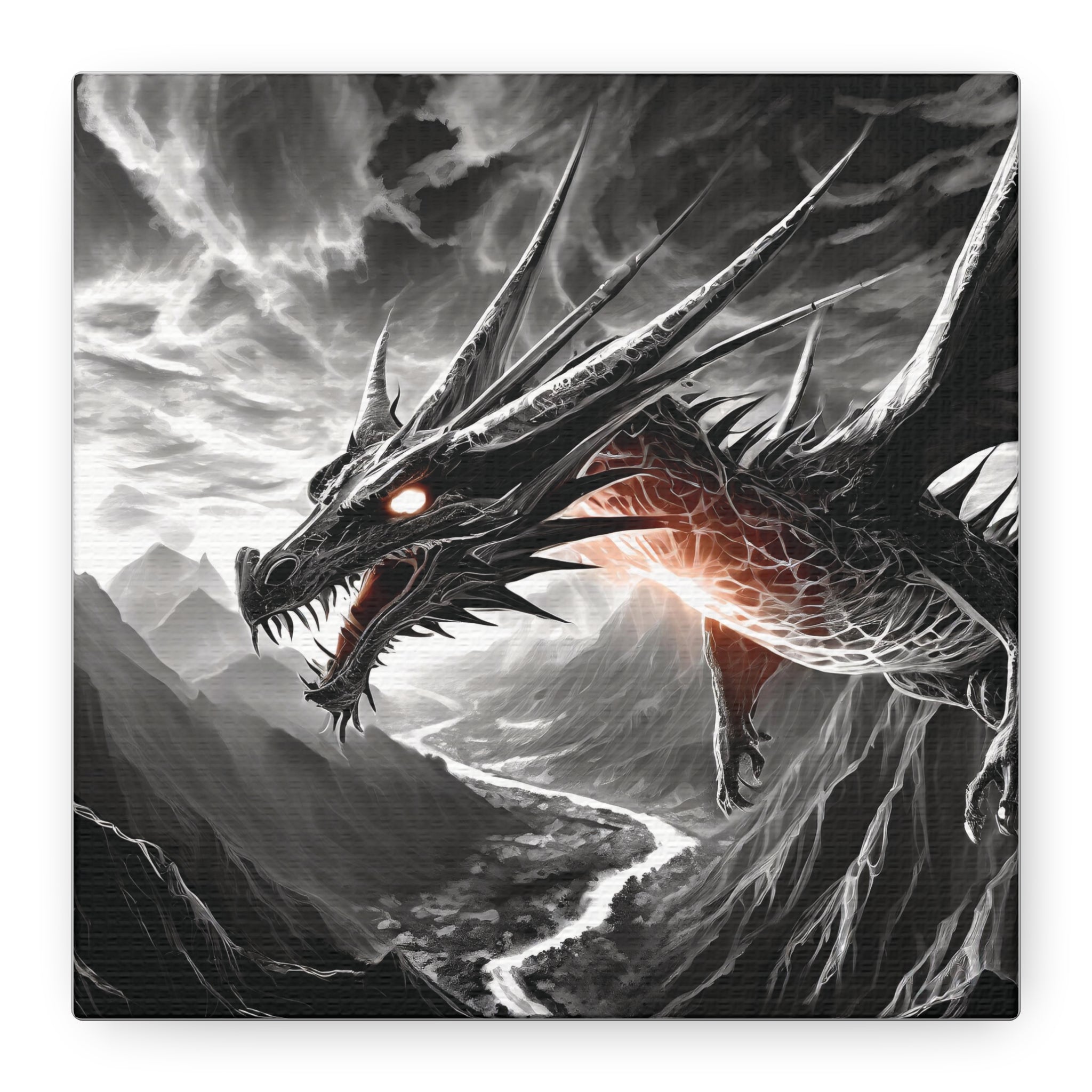 Dragon Art Canvas Print