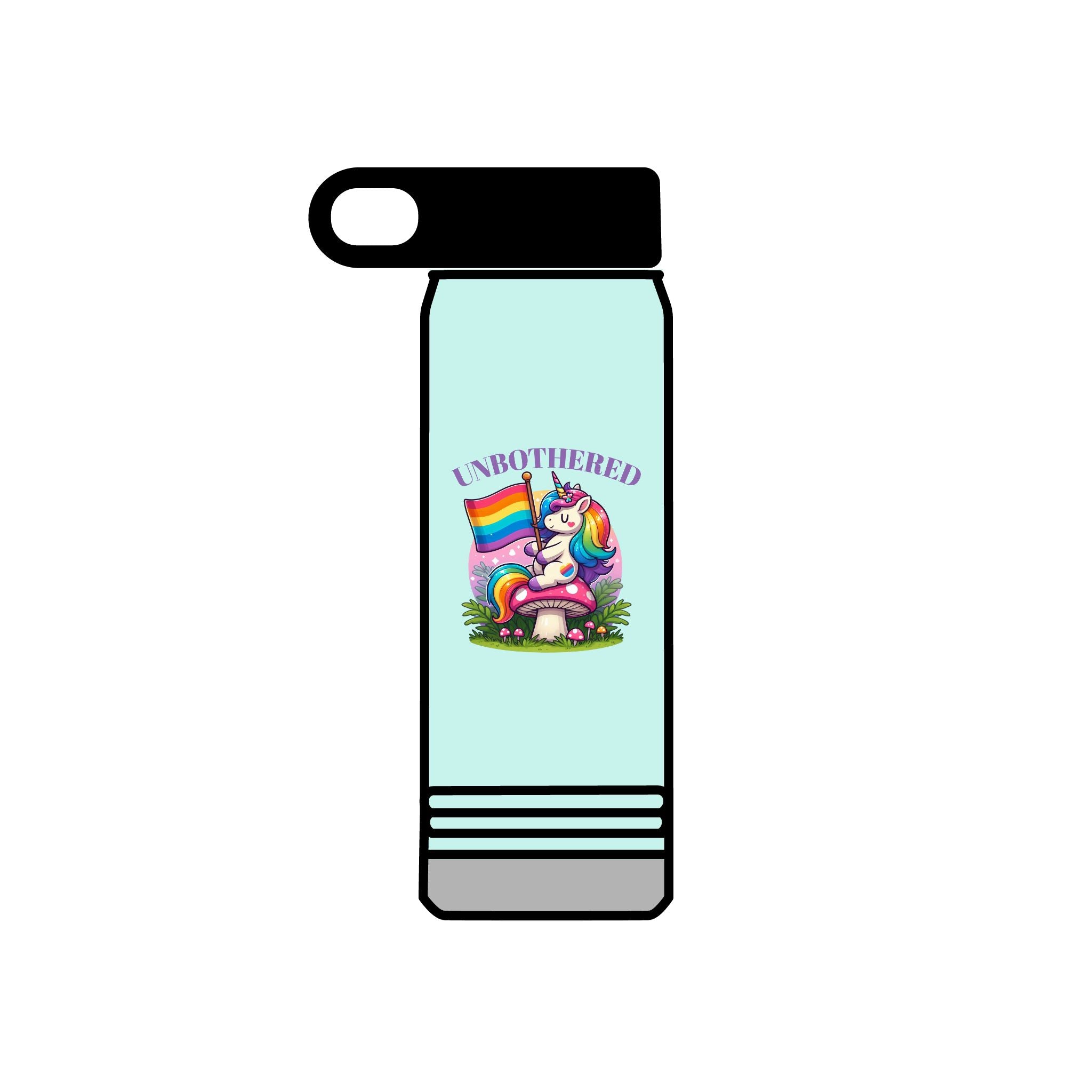 Unbothered Unicorn 20oz Water Bottle