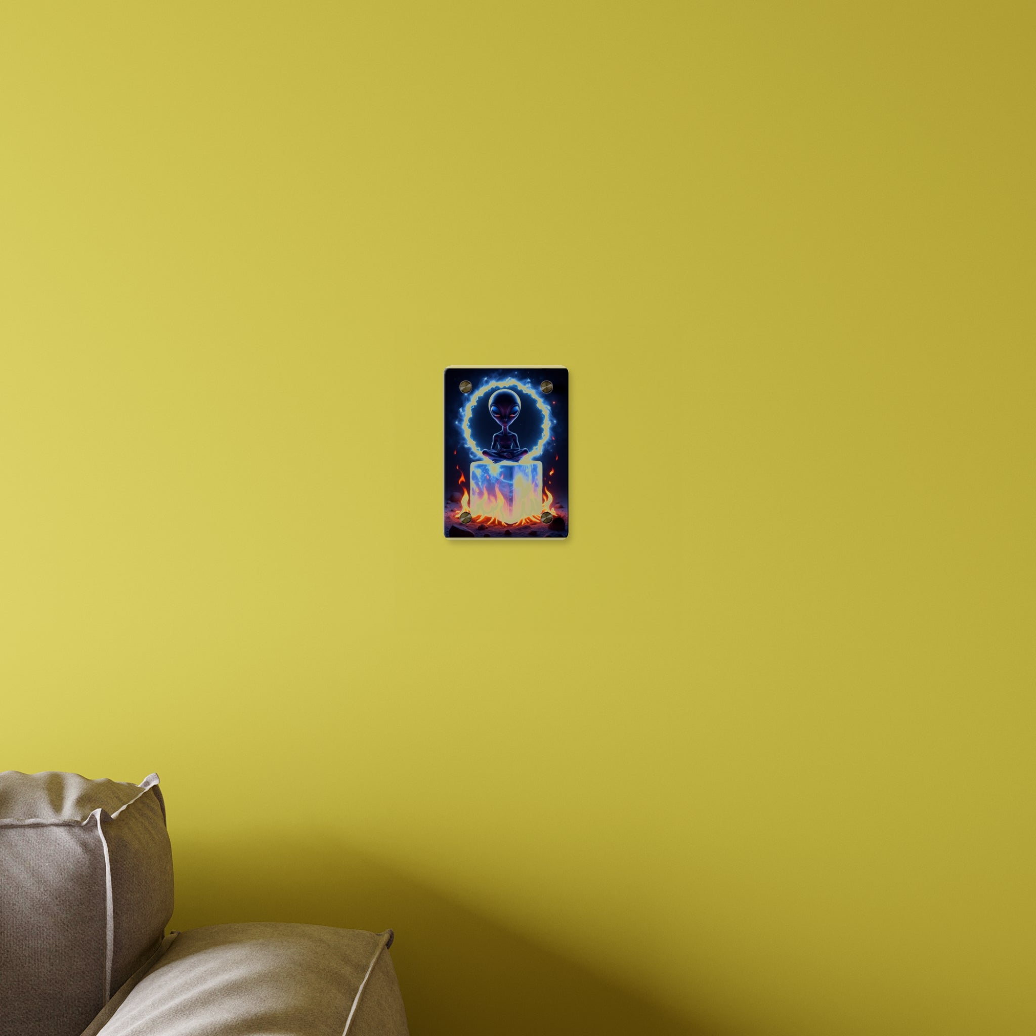 Cosmic Alien Acrylic Wall Art