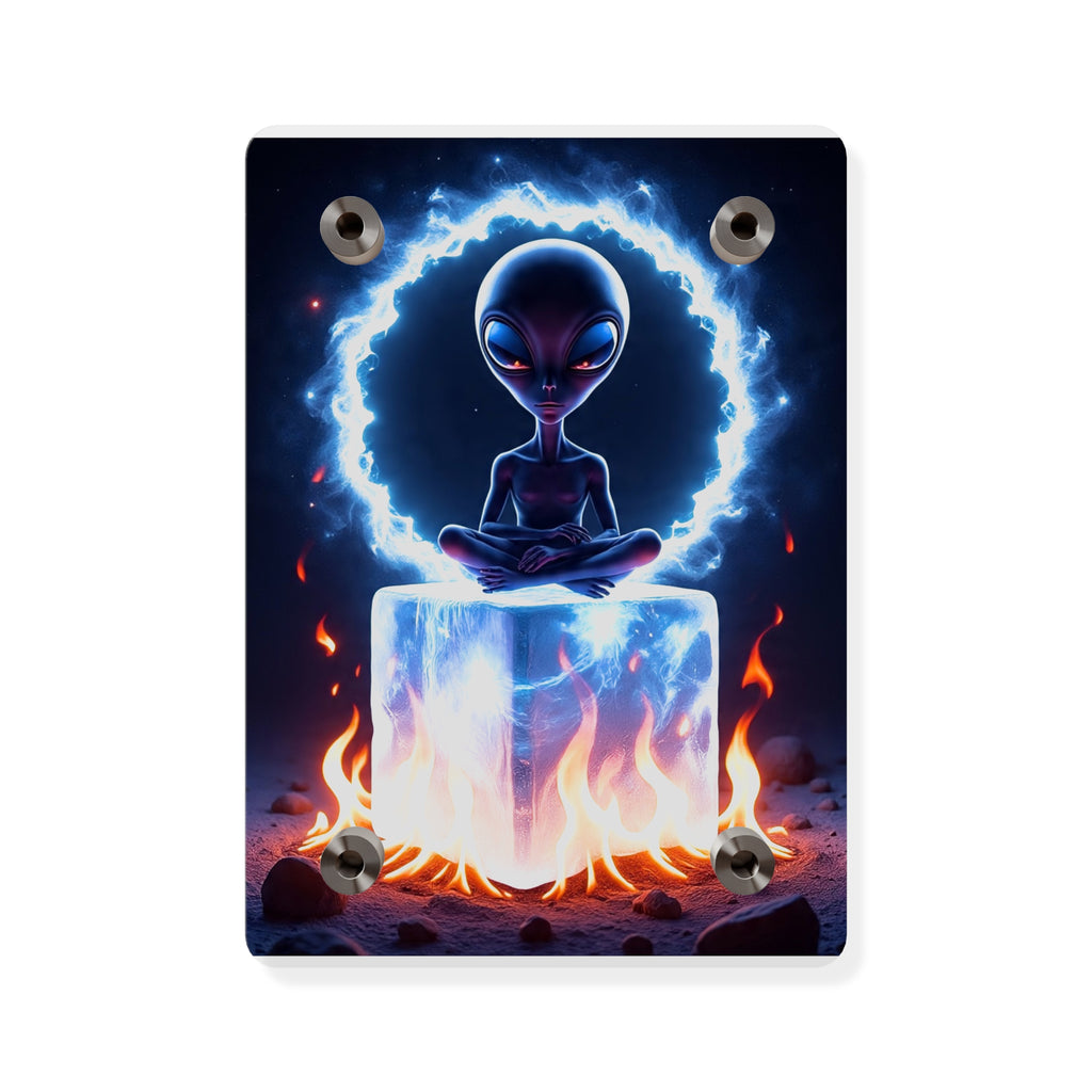 Cosmic Alien Acrylic Wall Art