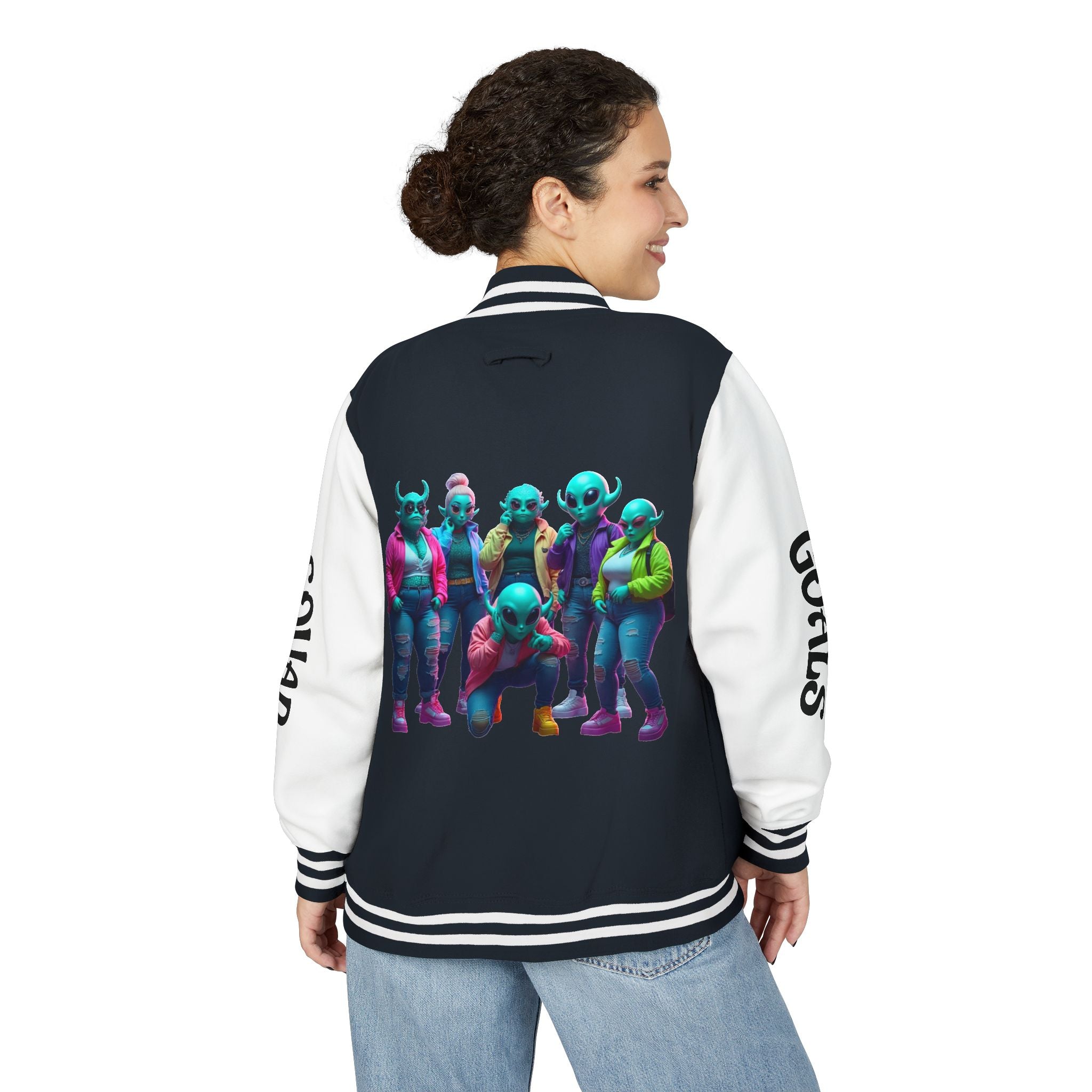 VYBZ "Locked In Goals" Heavyweight Letterman Jacket