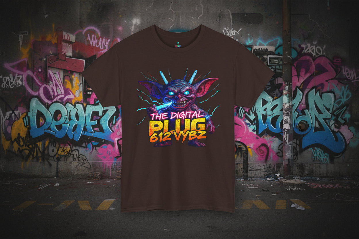 Digital Plug 612 VYBZ Plugz T-Shirt — 612 Misfits Graphic Tee