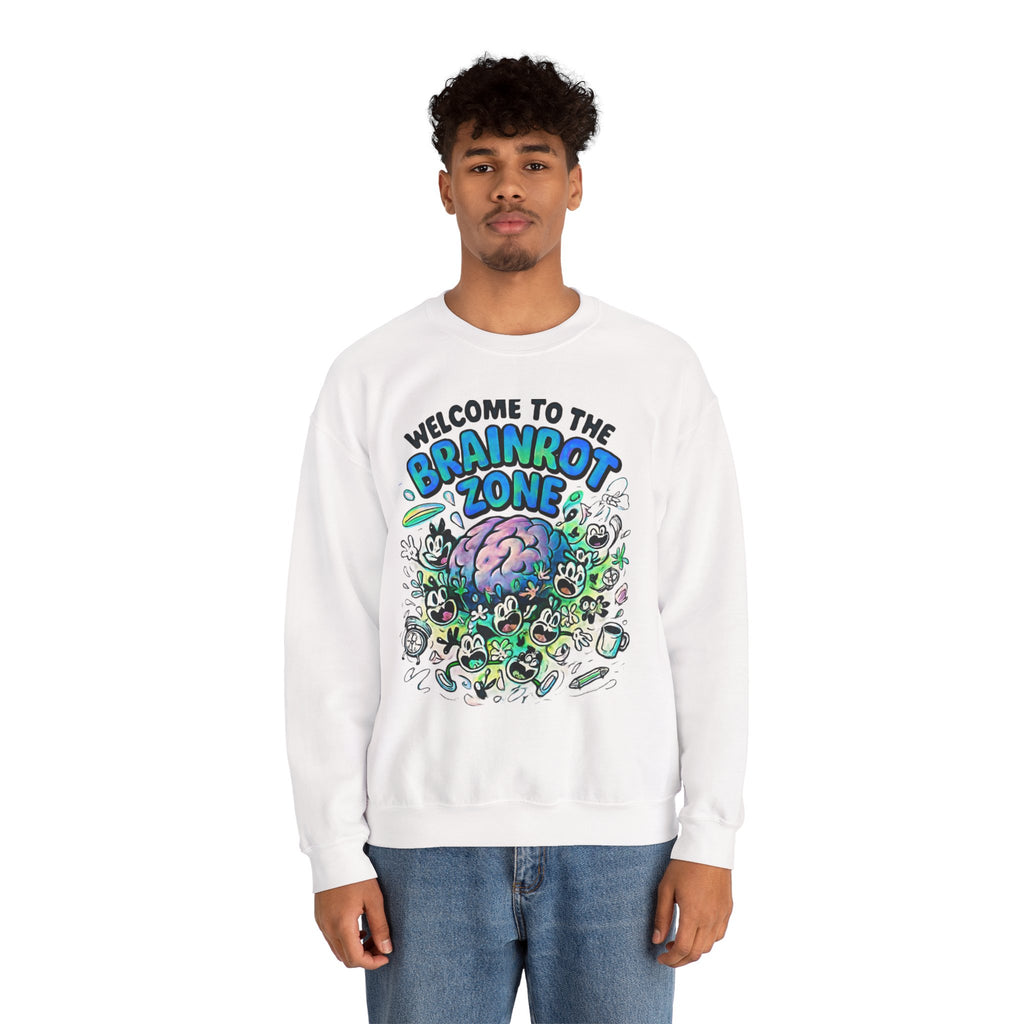 Brainrot Zone Unisex Heavy Blend™ Crewneck Sweatshirt
